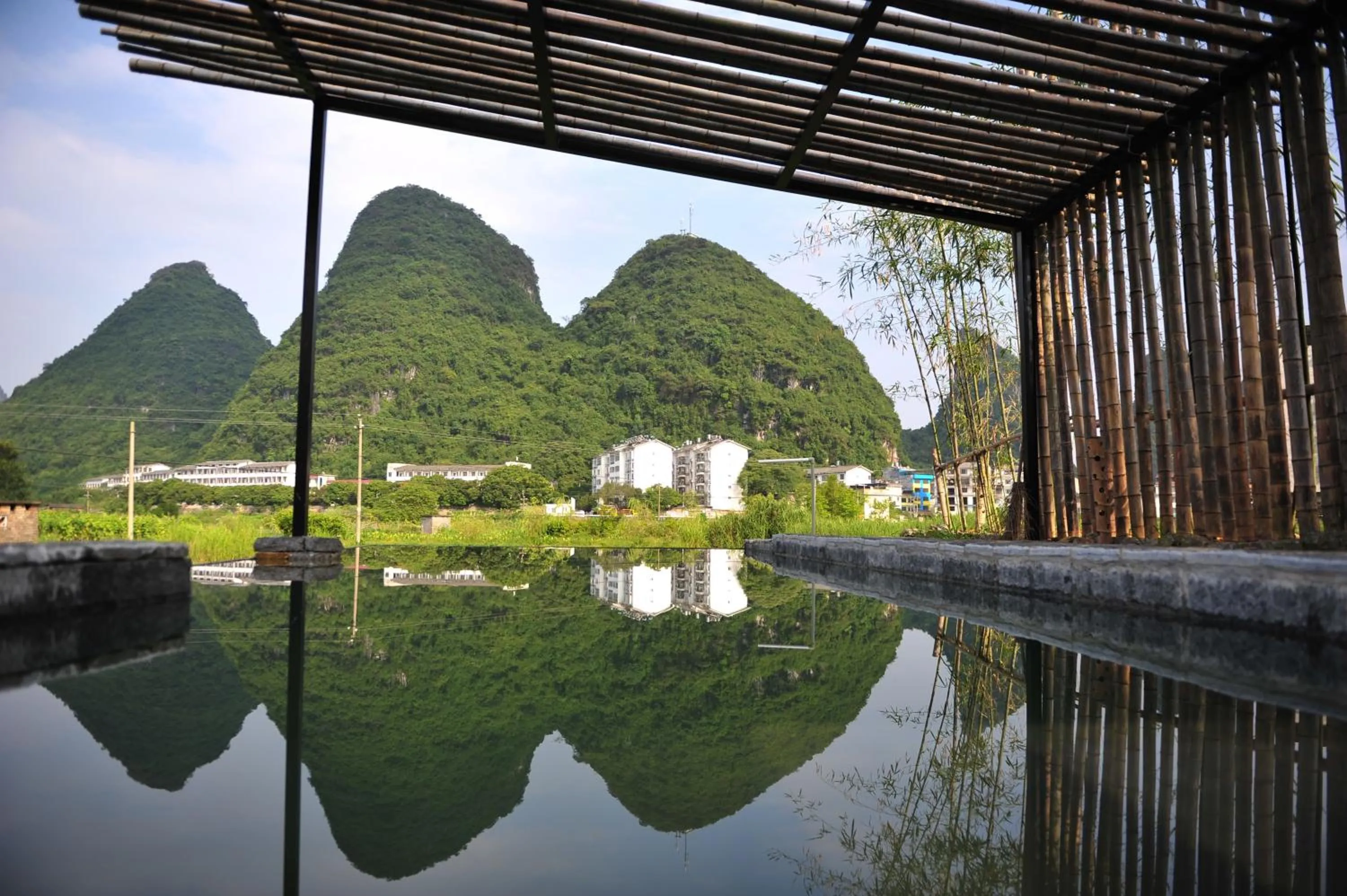 Swimming pool in Yangshuo Sudder Street Guesthouse