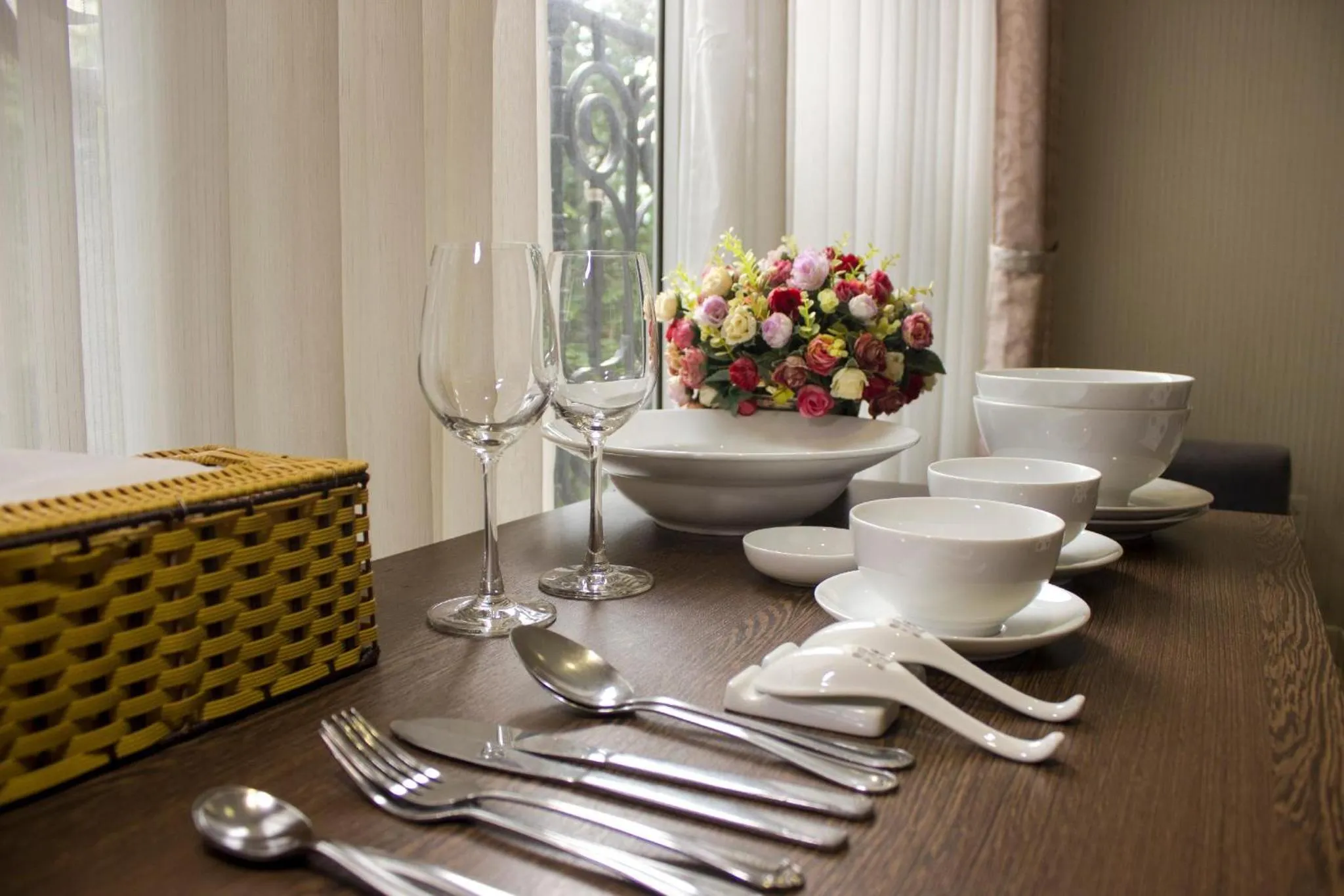 Dining area in Sunny Serviced Apartment