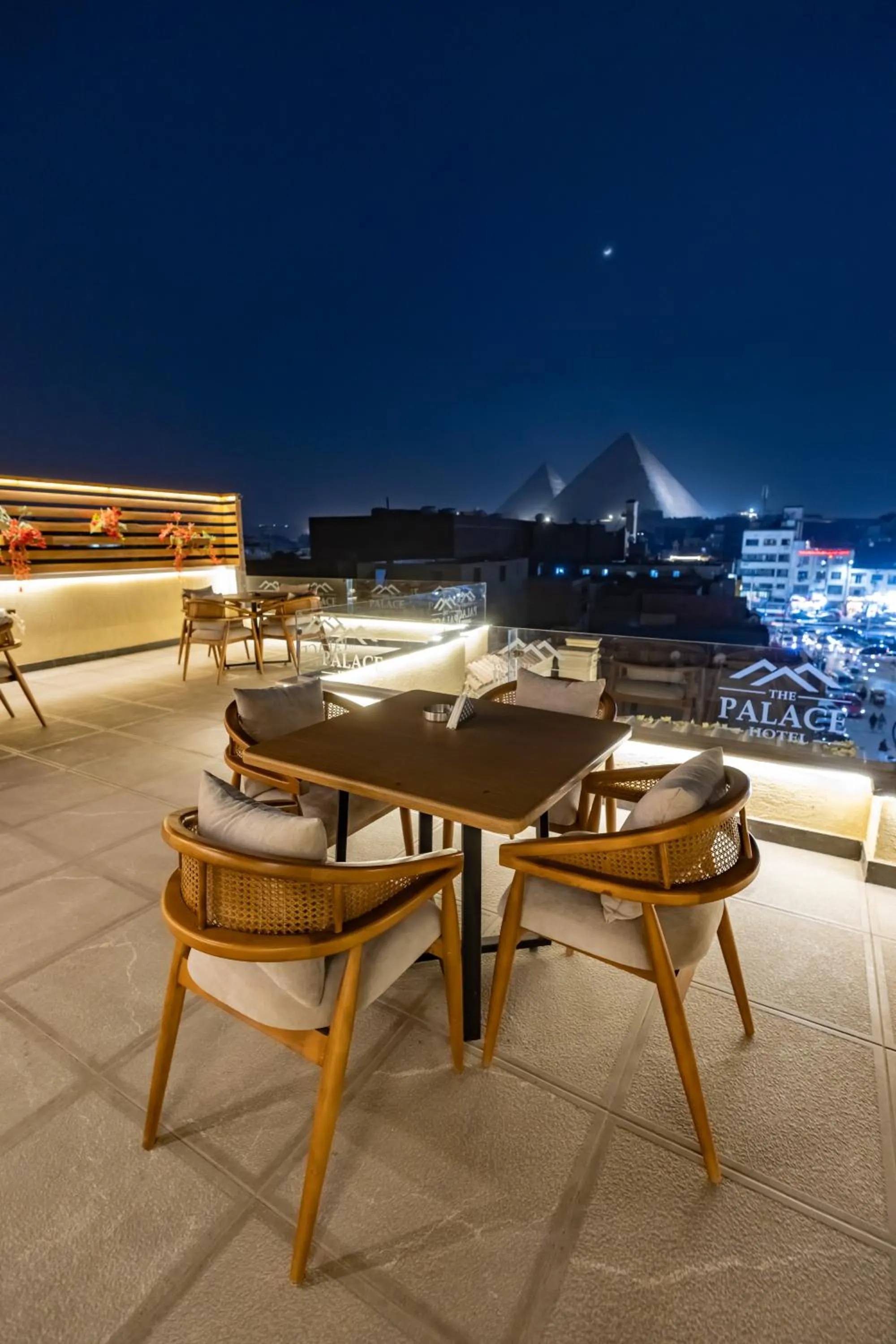 Property building in The Palace Pyramids View Hotel