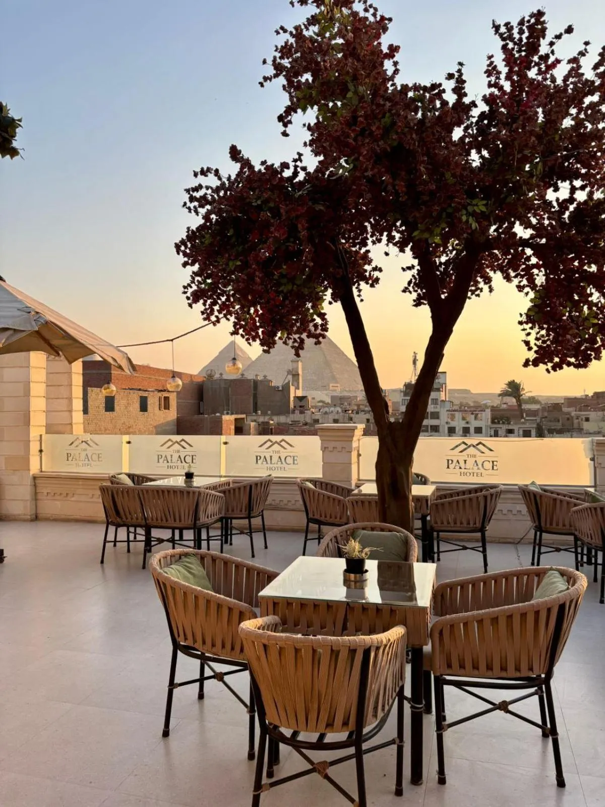 Property building in The Palace Pyramids View Hotel