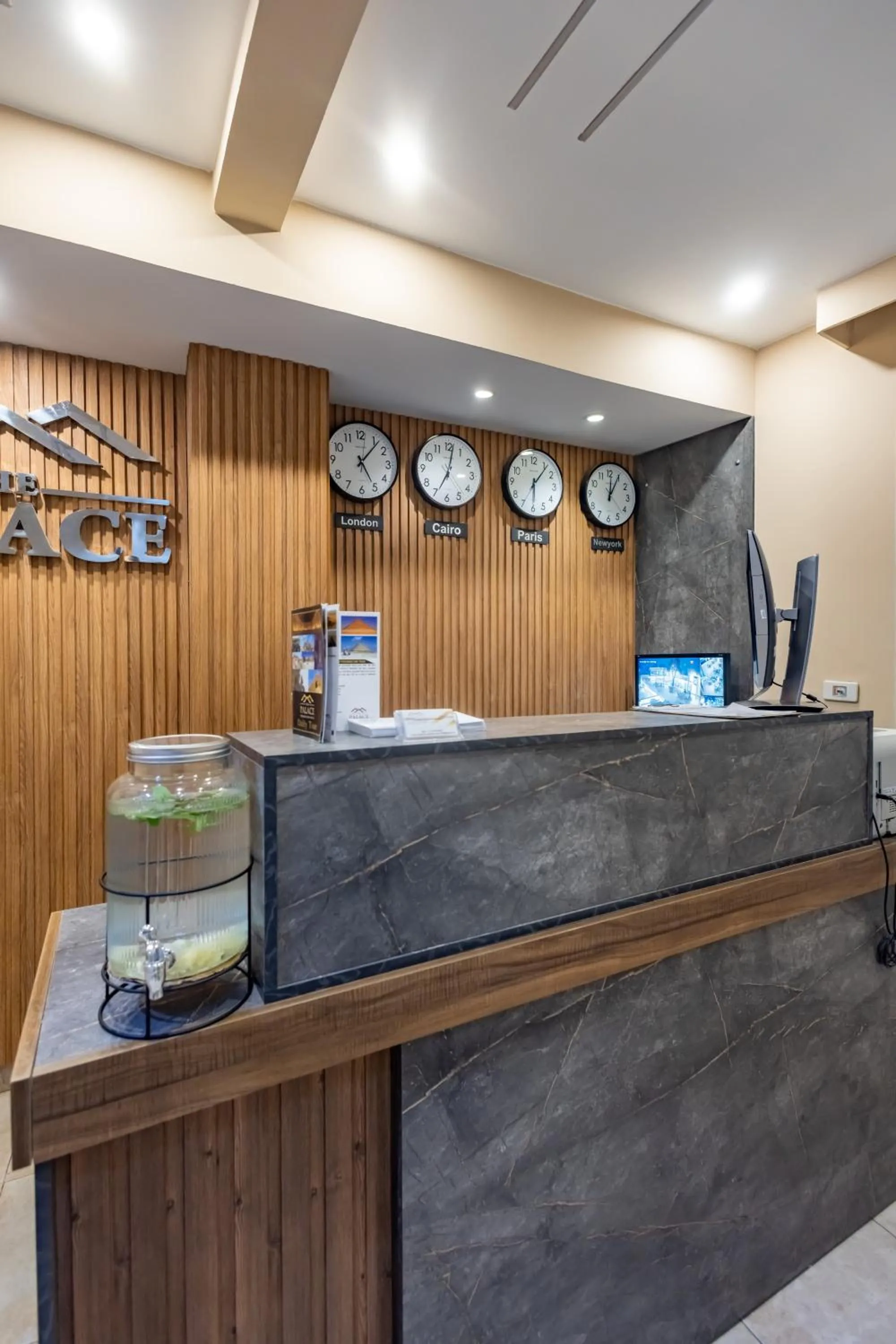 concierge in The Palace Pyramids View Hotel