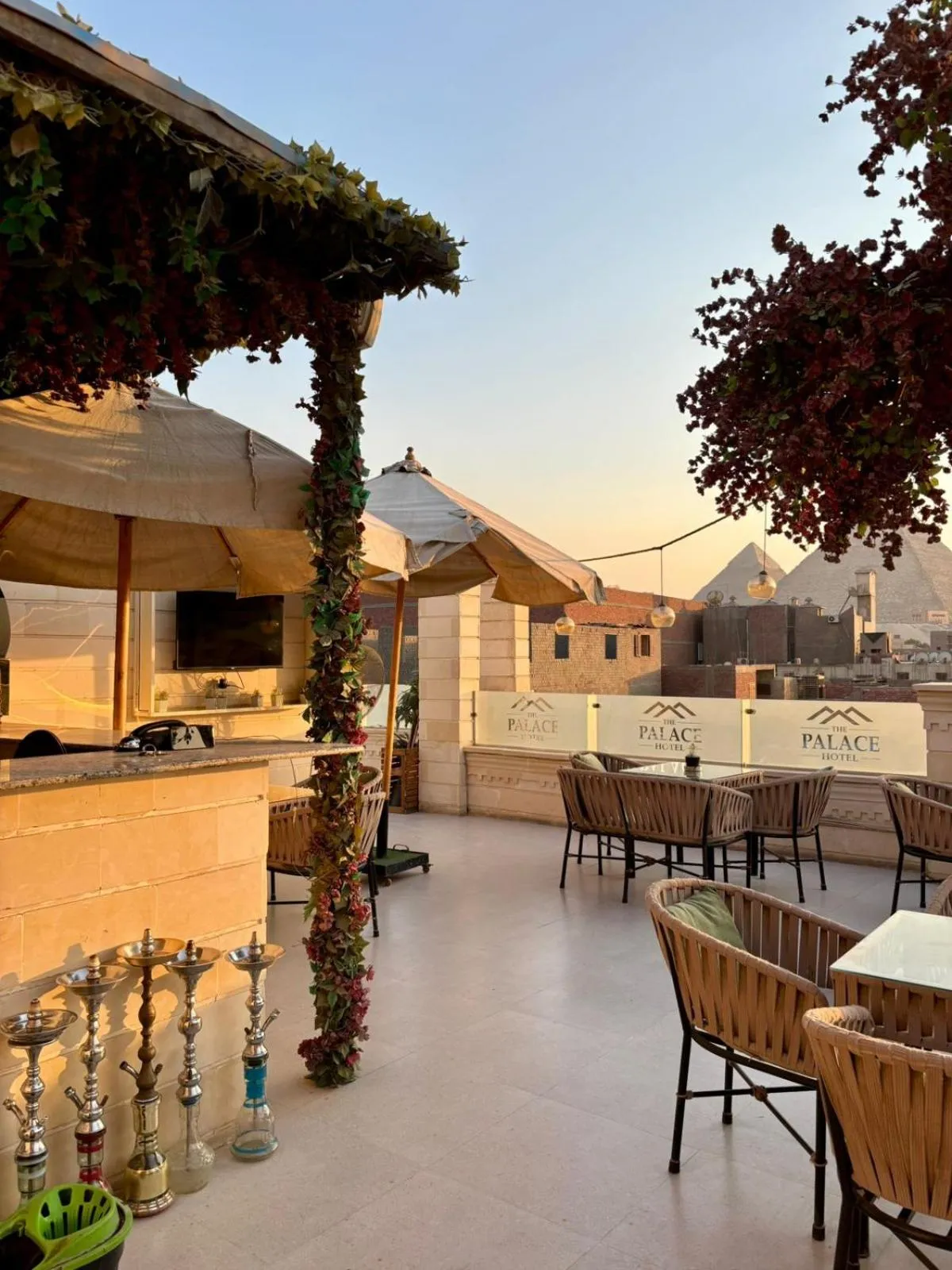 Property building in The Palace Pyramids View Hotel