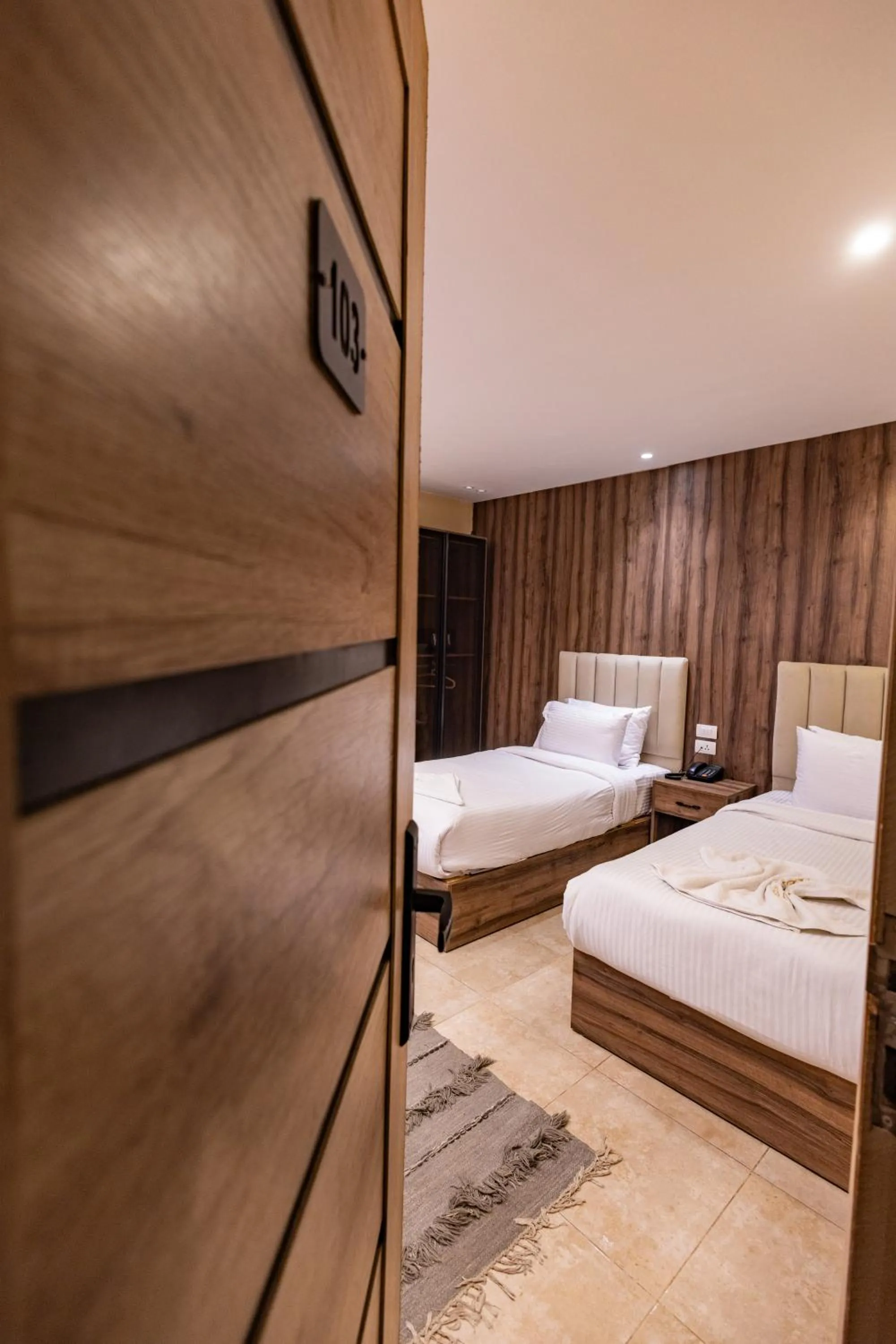 Bedroom, Bed in The Palace Pyramids View Hotel