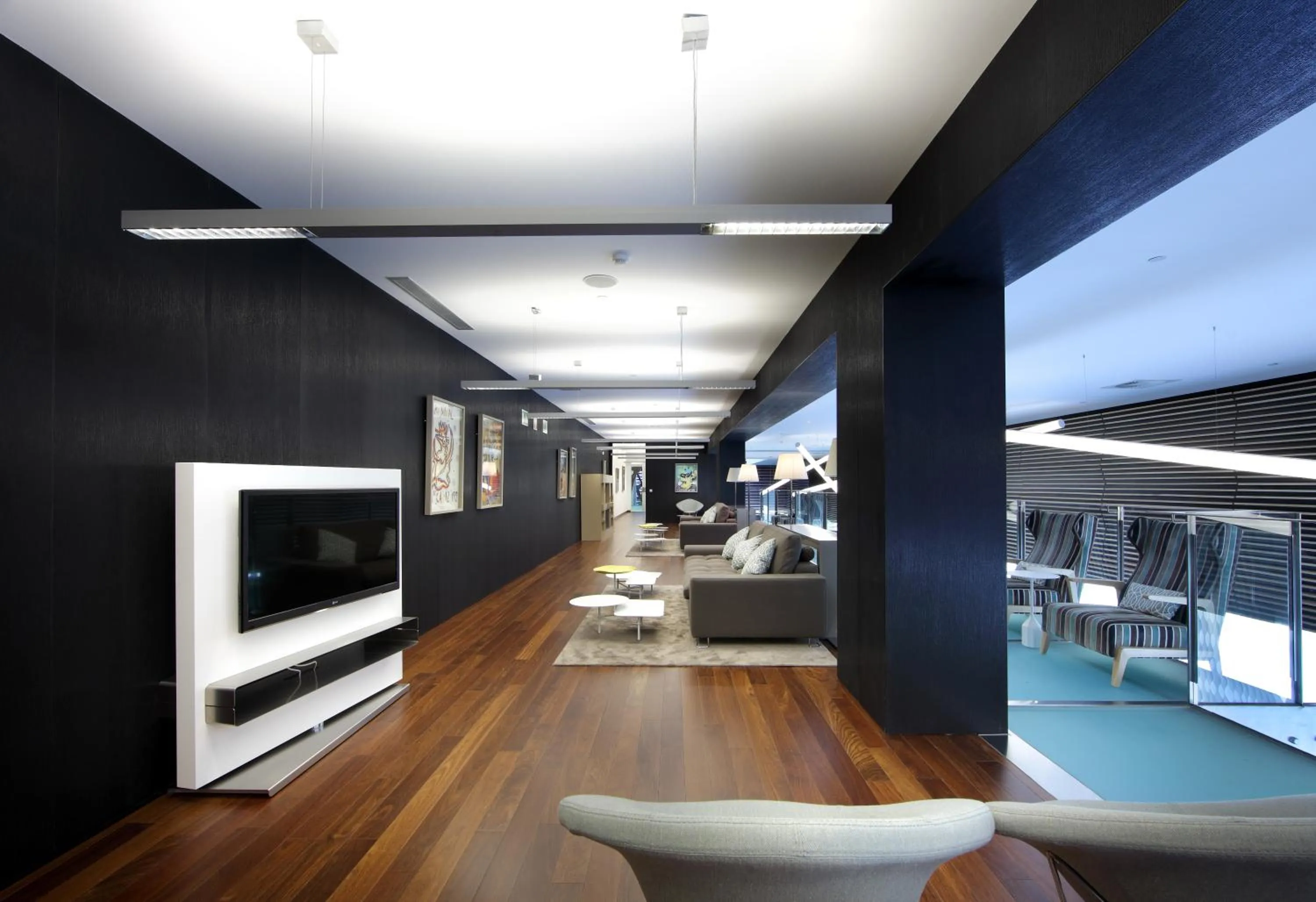 Communal lounge/ TV room in Parador de Cádiz