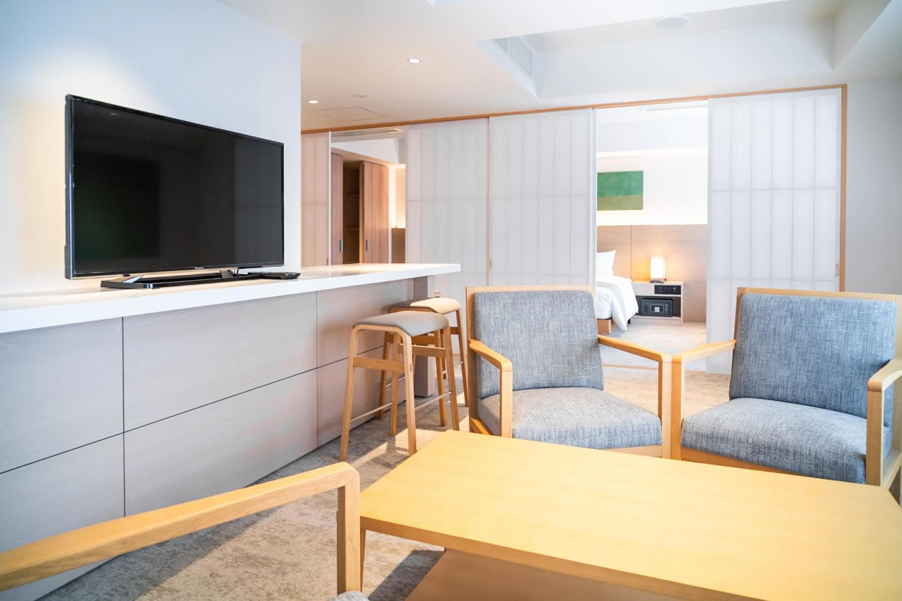 Living room in KIORI Collection Shinmachi