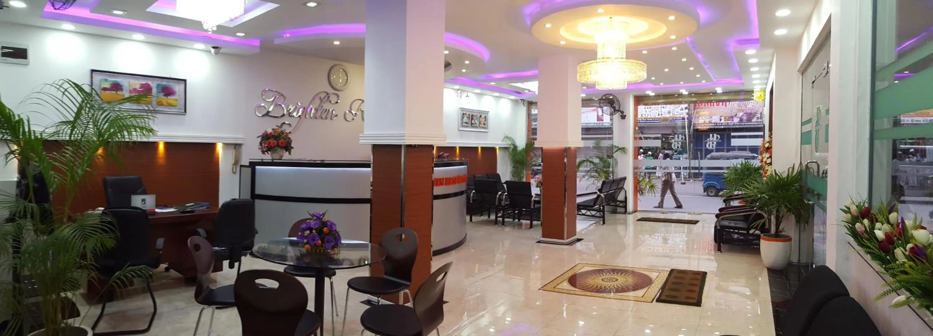 Decorative detail in Brighten Hotel