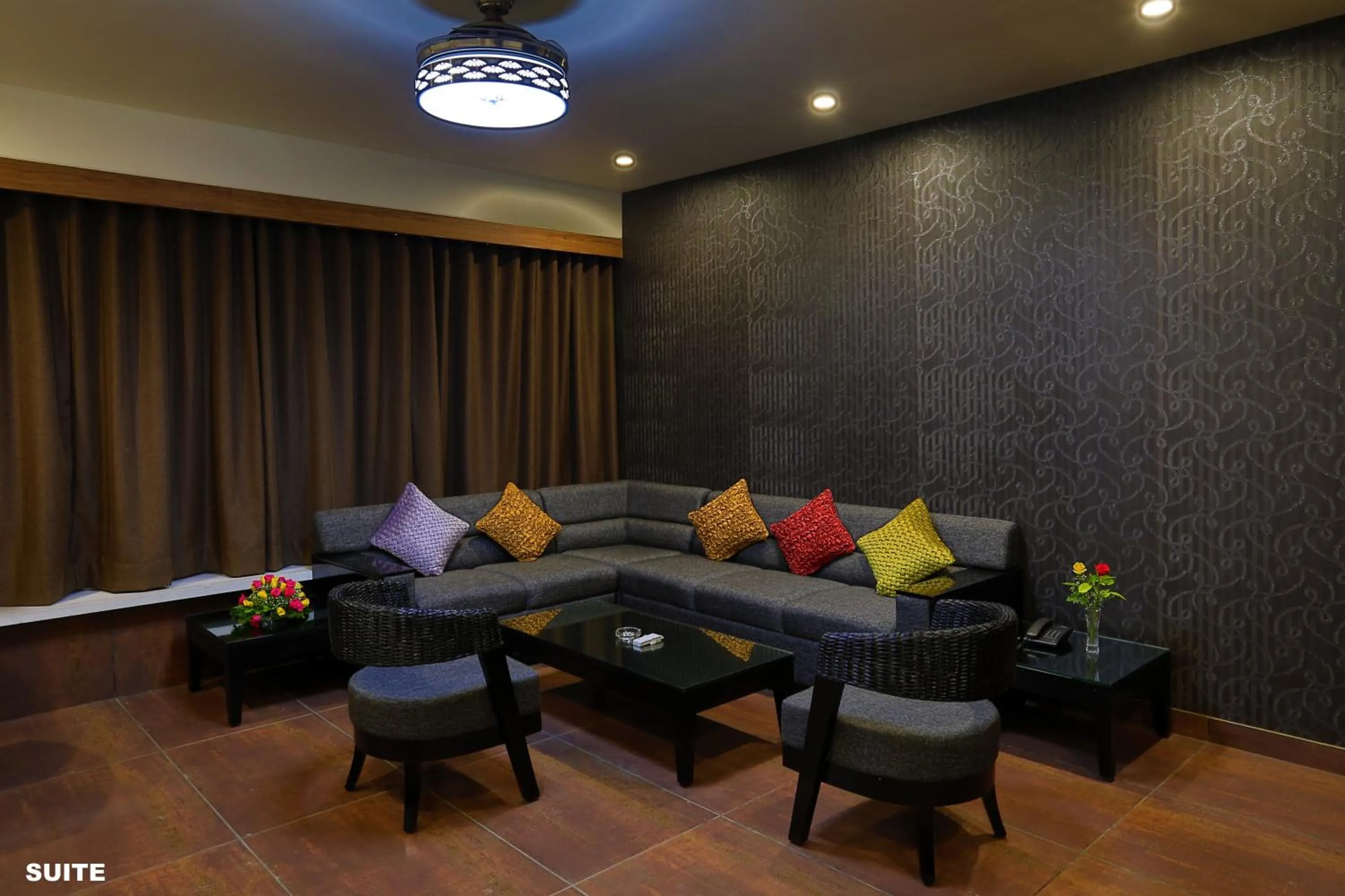 Living room in Grand Kailash Hotel