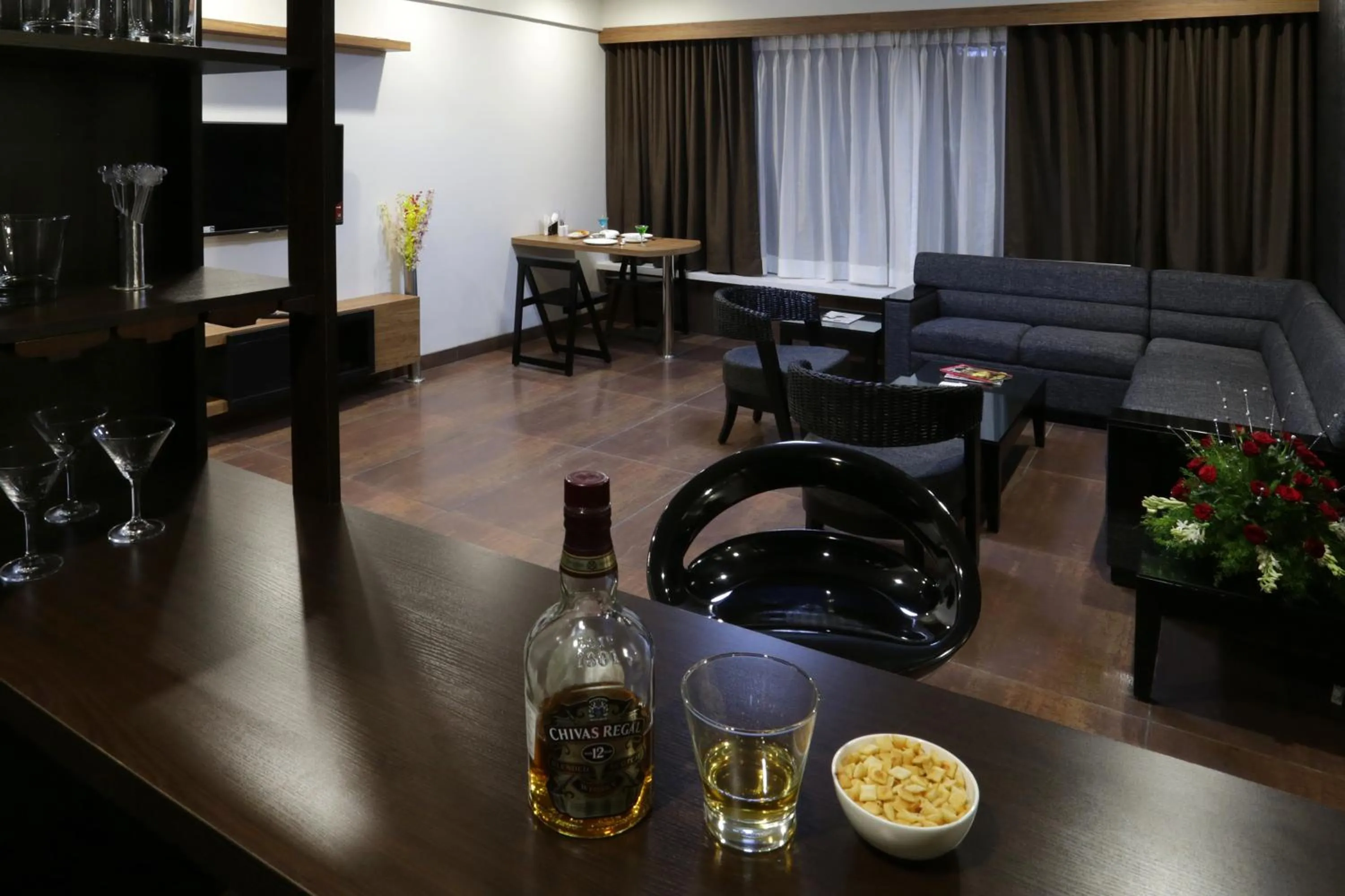 Living room in Grand Kailash Hotel