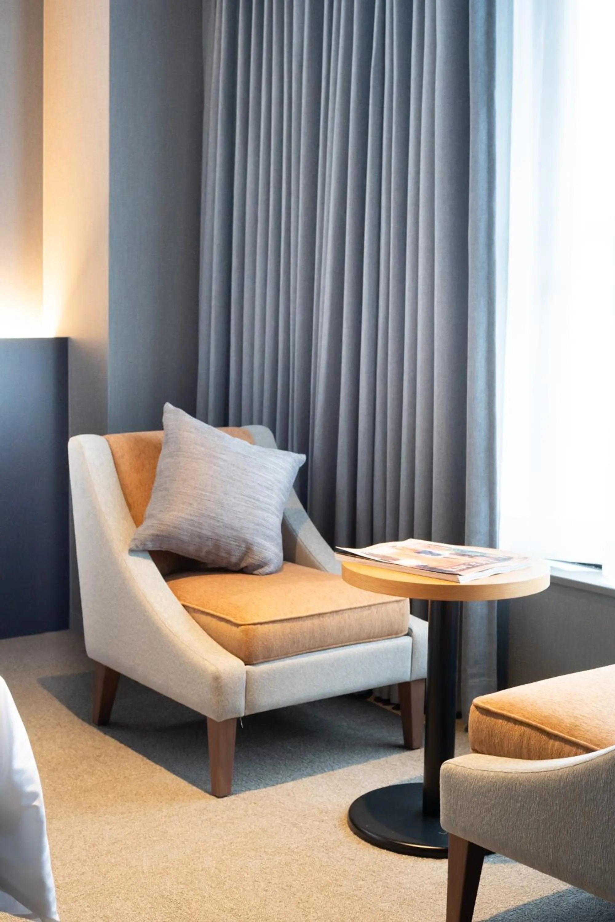 Seating area in KIORI Hotel Higashino Toin