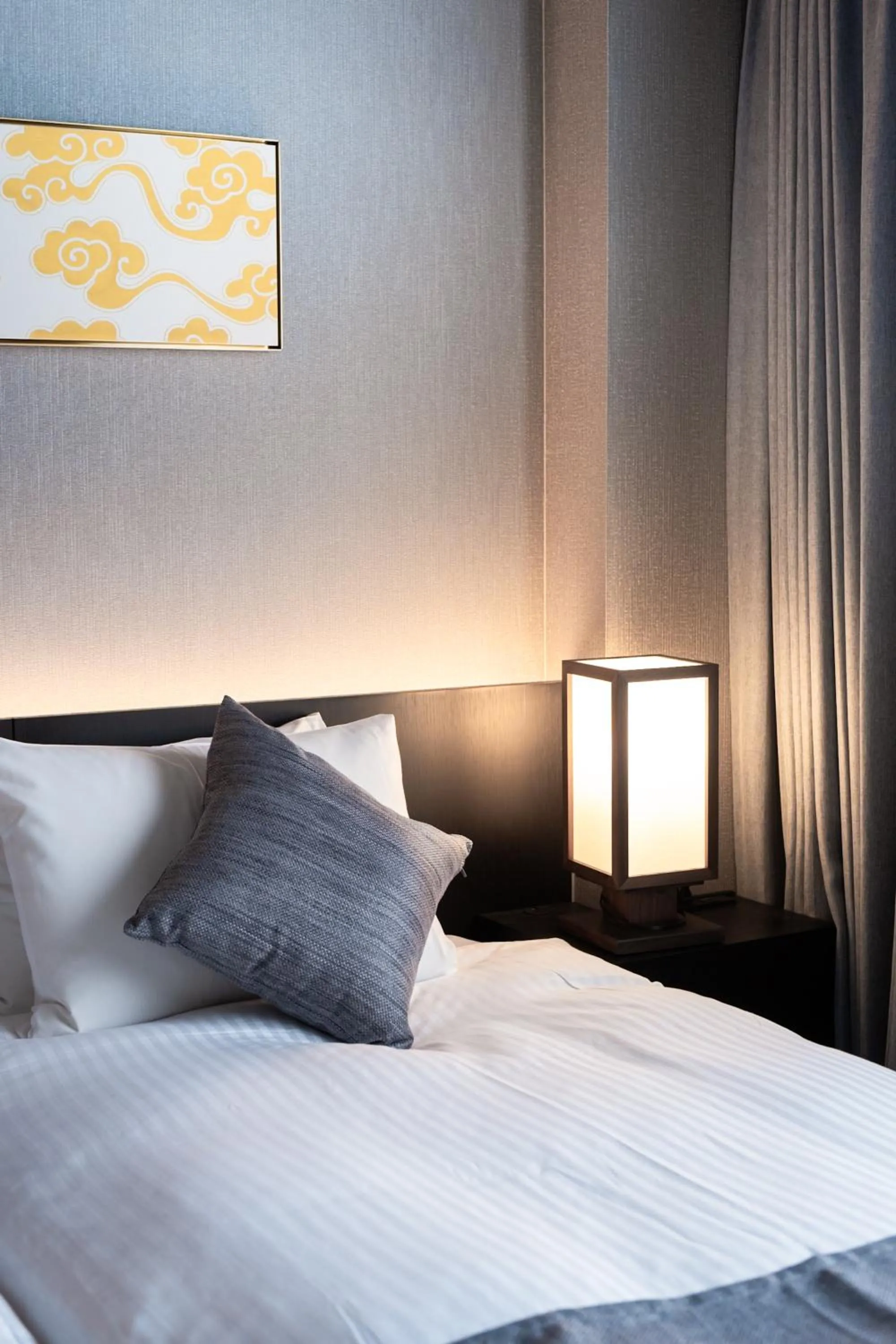 Bed in KIORI Hotel Higashino Toin