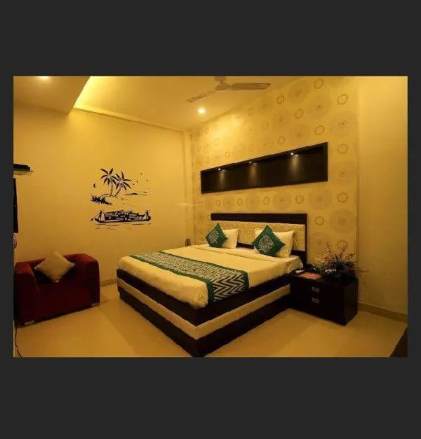 Bed in Hotel Rivera Palace