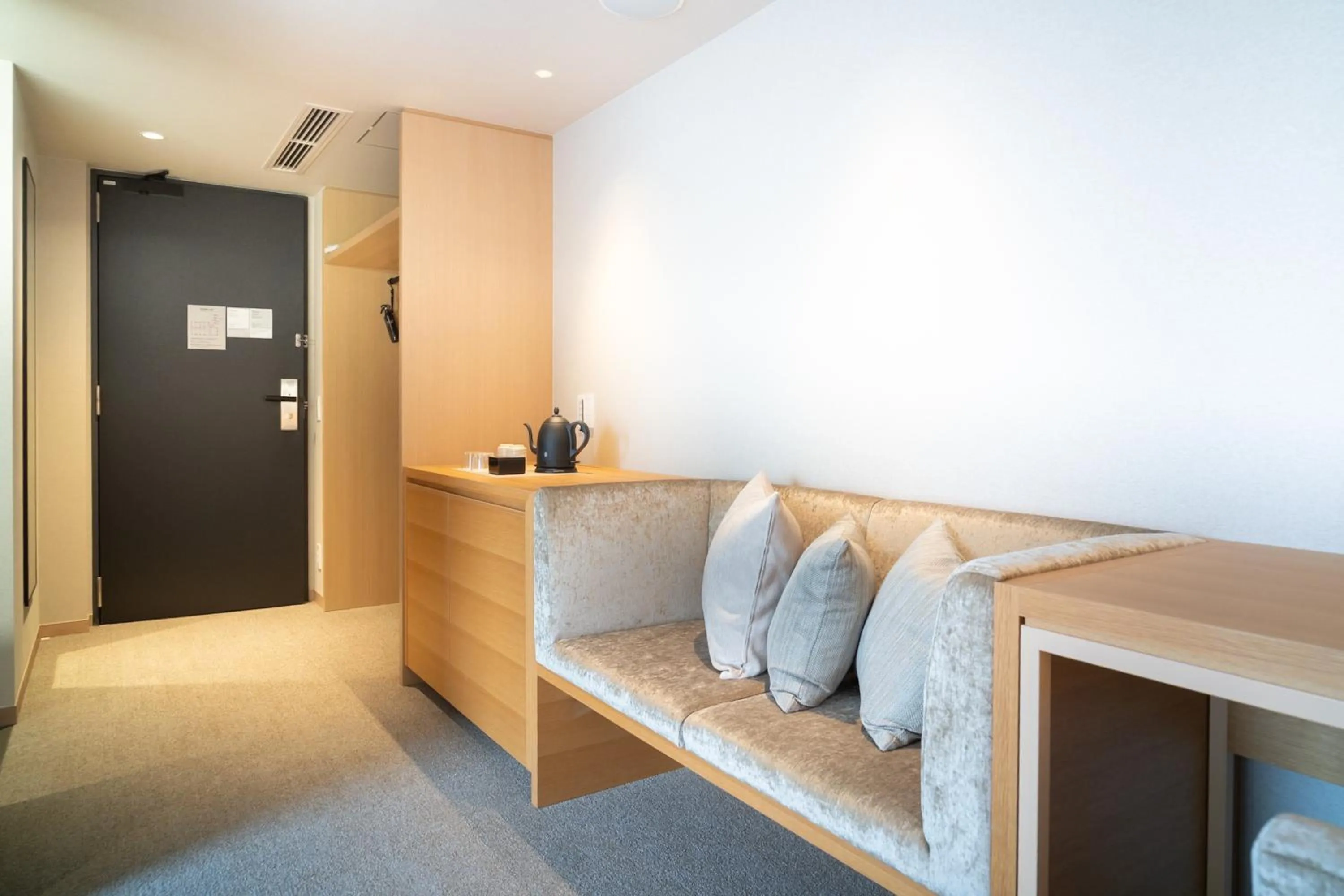 Seating area in KIORI Hotel Takakura