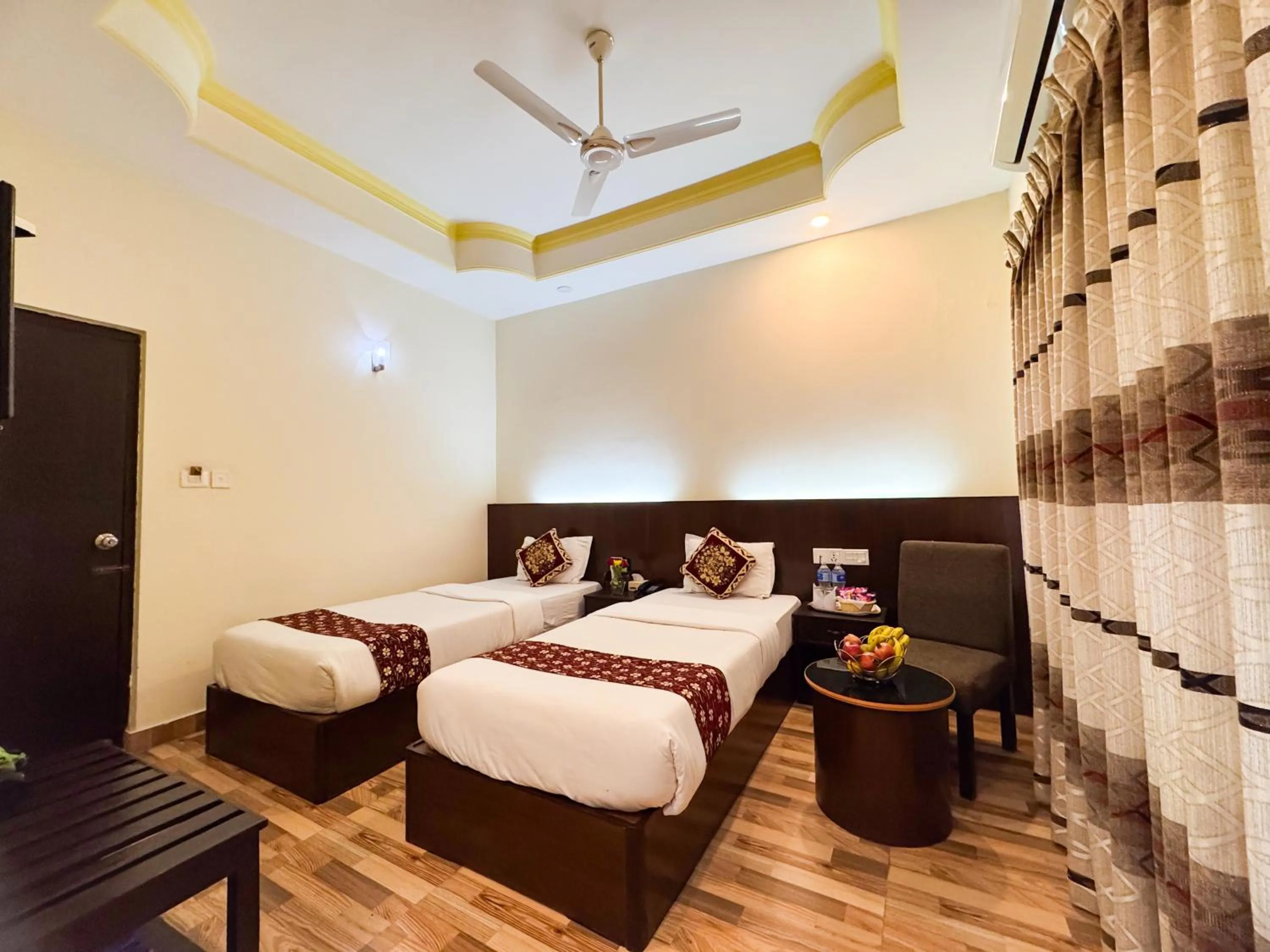 Bed in Lumbini Zambala Hotel