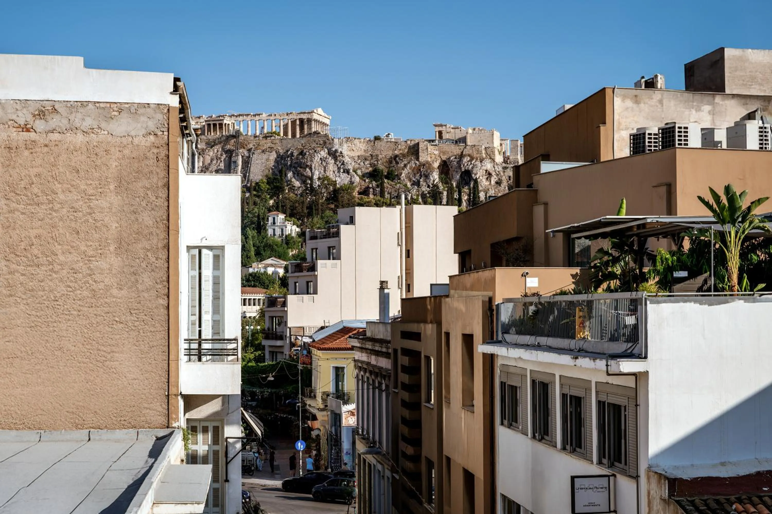 City view in Fairytale Athens Suites