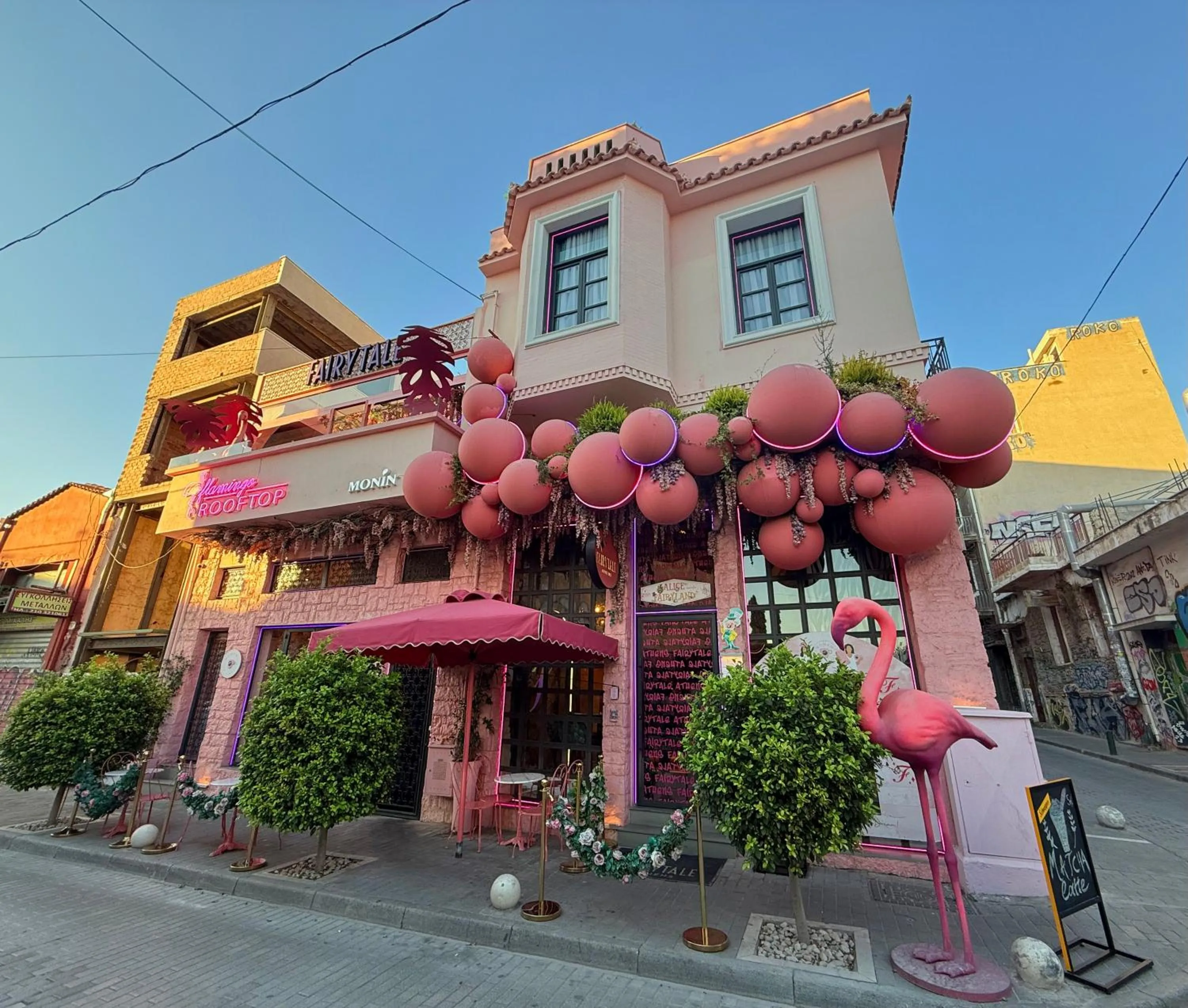 Restaurant/places to eat in Fairytale Athens Suites