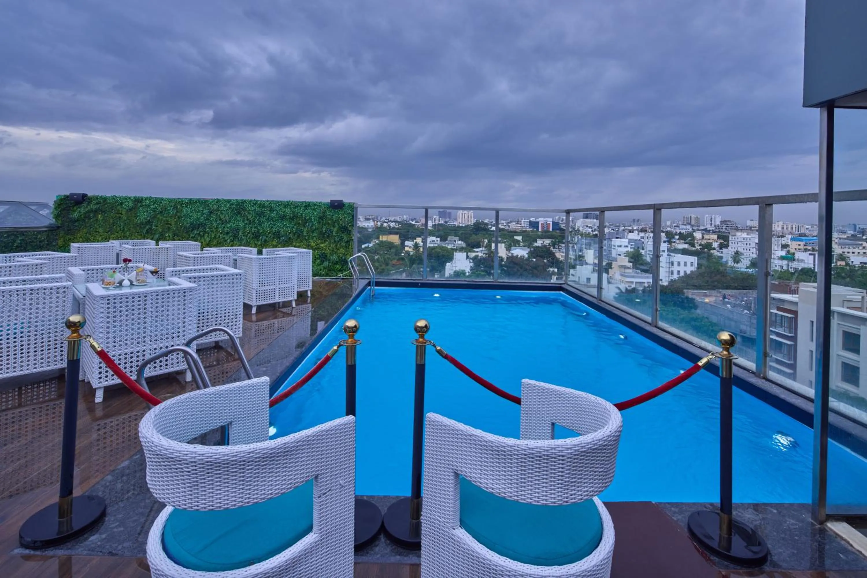 Swimming pool in Grand Continent Premiere - T Nagar
