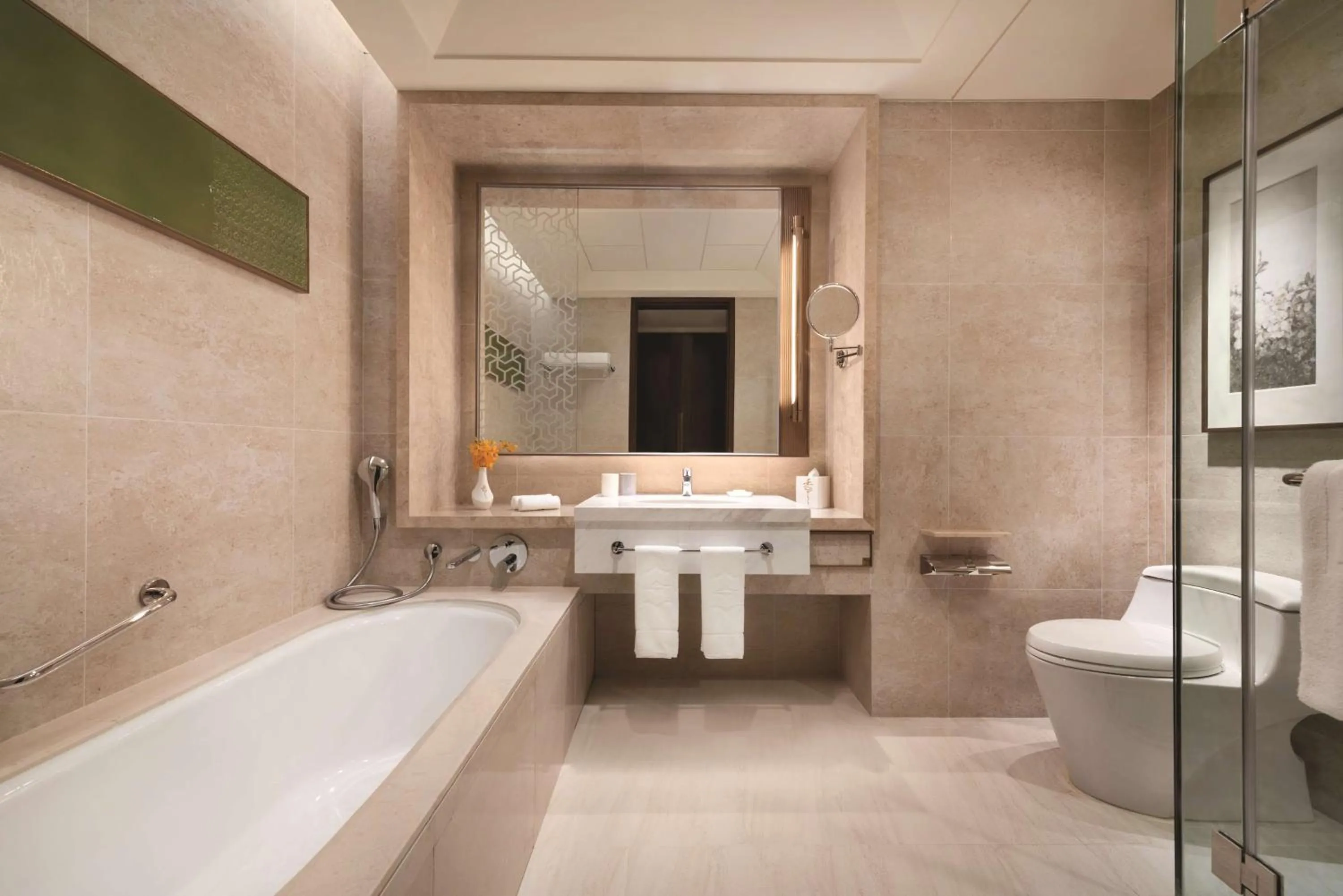 Bathroom in Shangri-La Tangshan