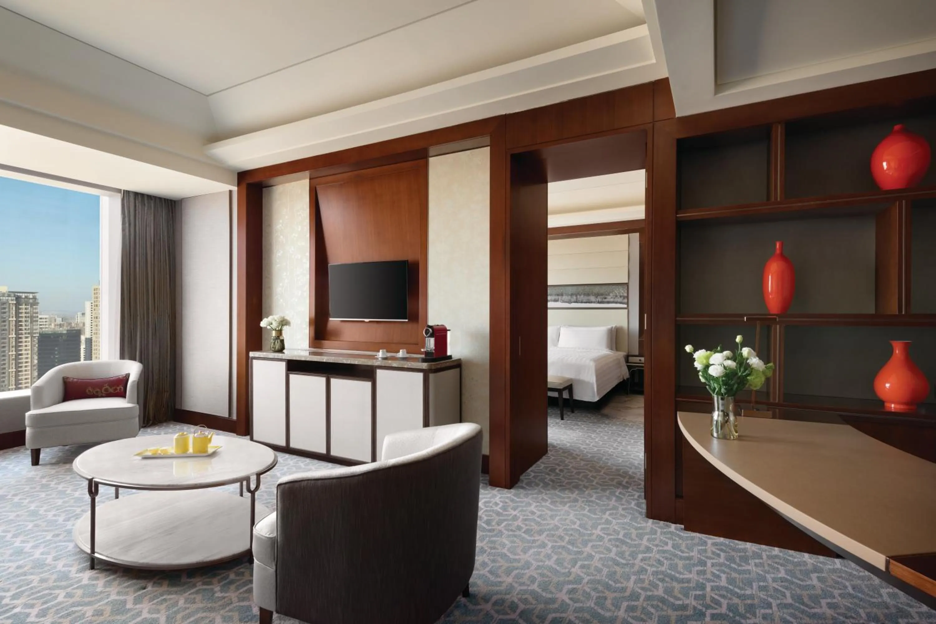 Living room in Shangri-La Tangshan