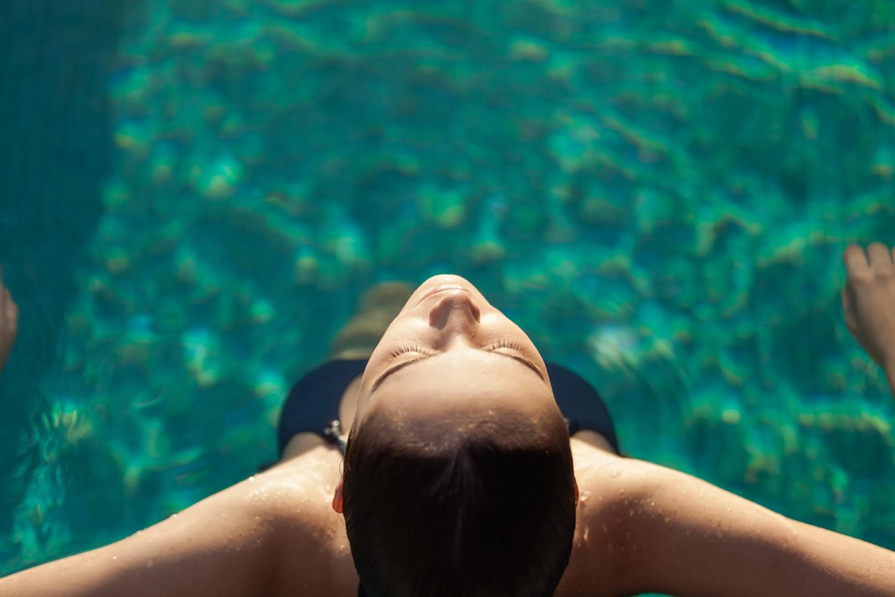 Swimming pool in Balneario de Archena - Hotel León