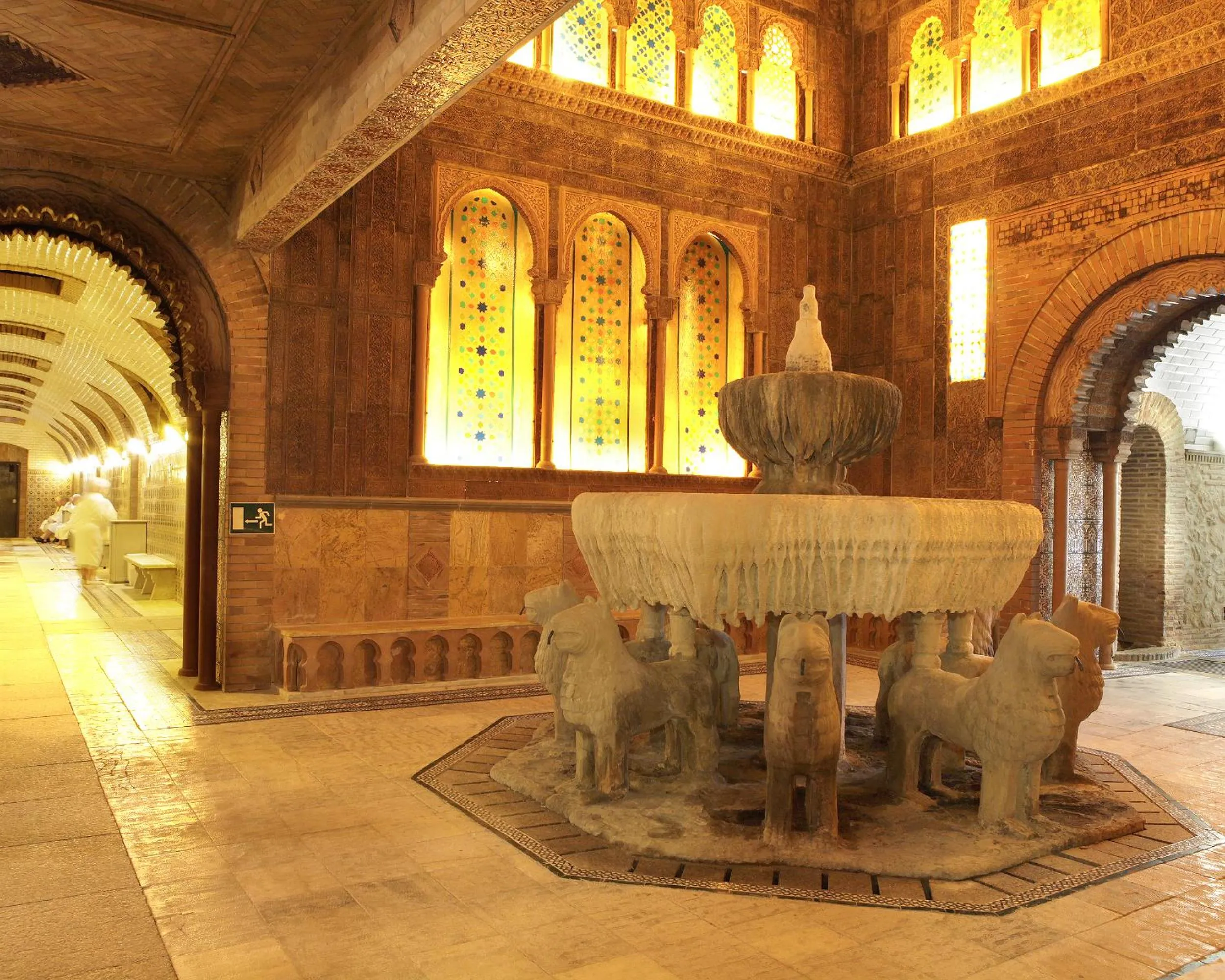 Decorative detail in Balneario de Archena - Hotel León