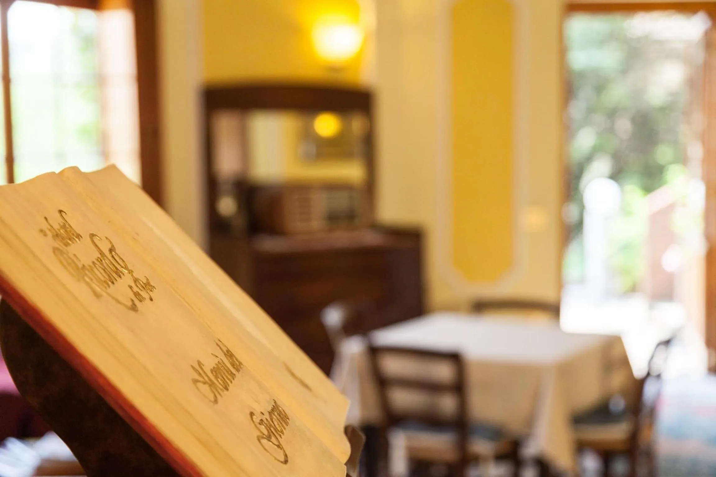 Decorative detail in Hotel Ricordo Du Parc