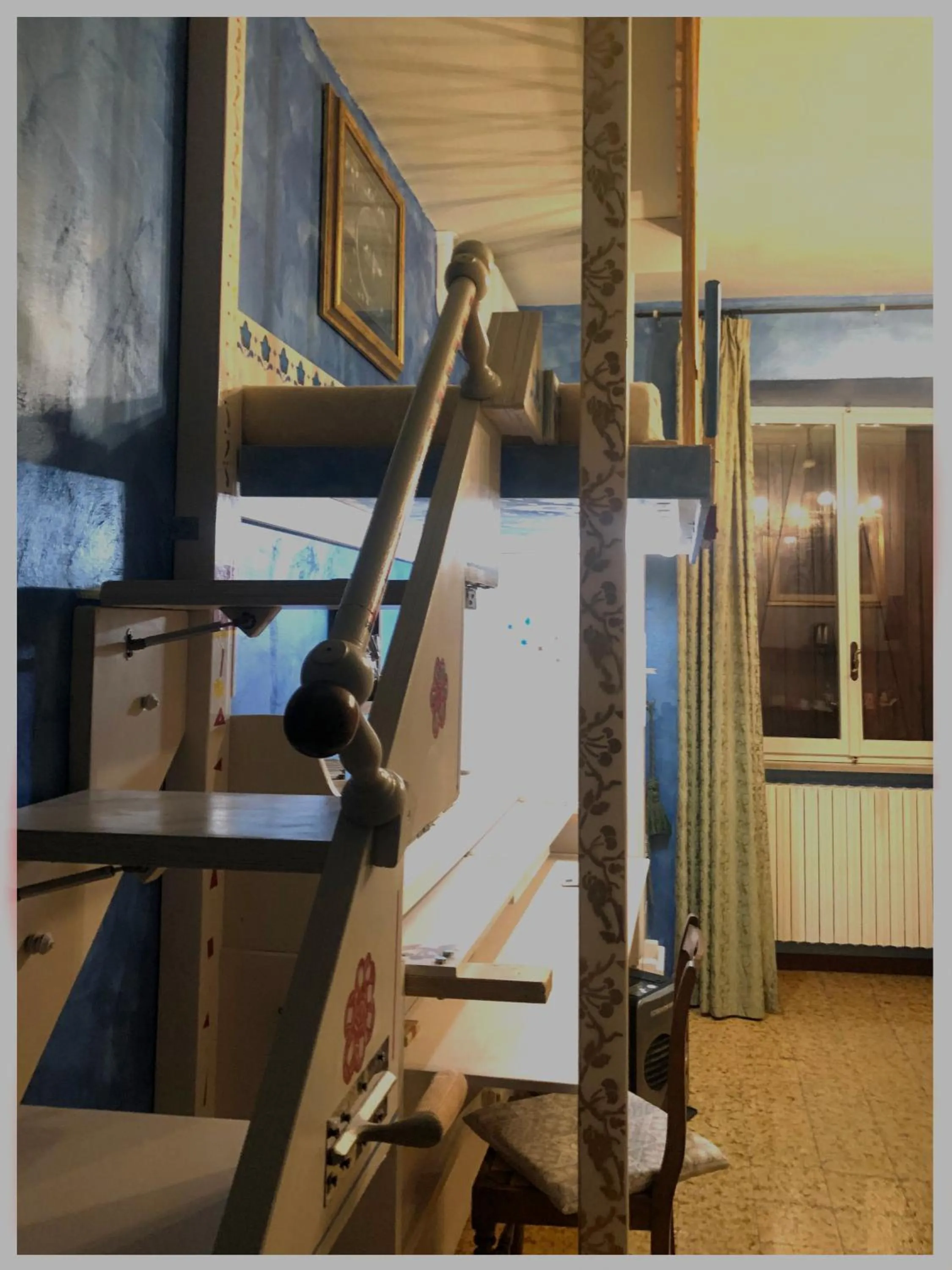 bunk bed in La Finestra sul Fiume