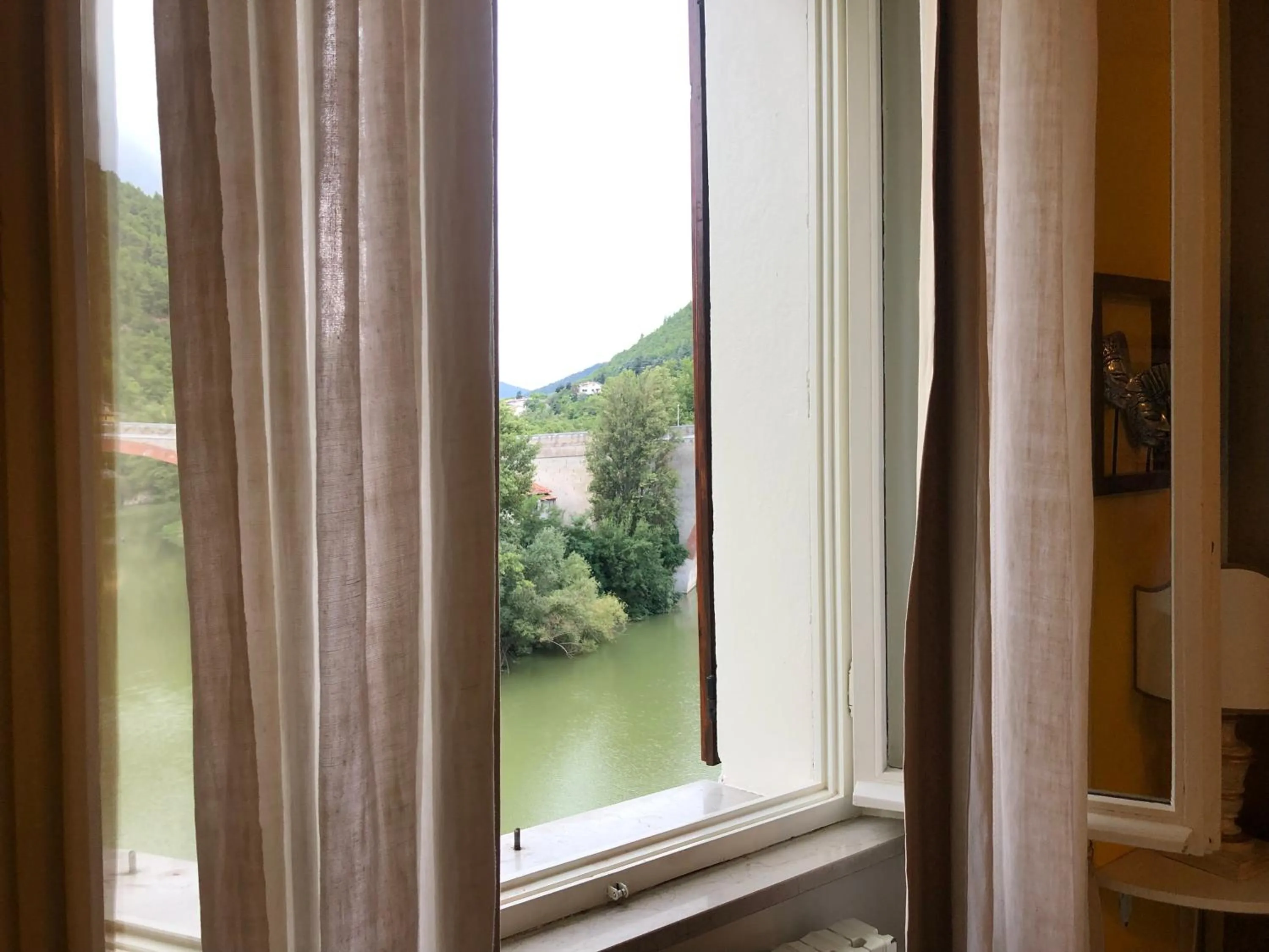 View (from property/room) in La Finestra sul Fiume