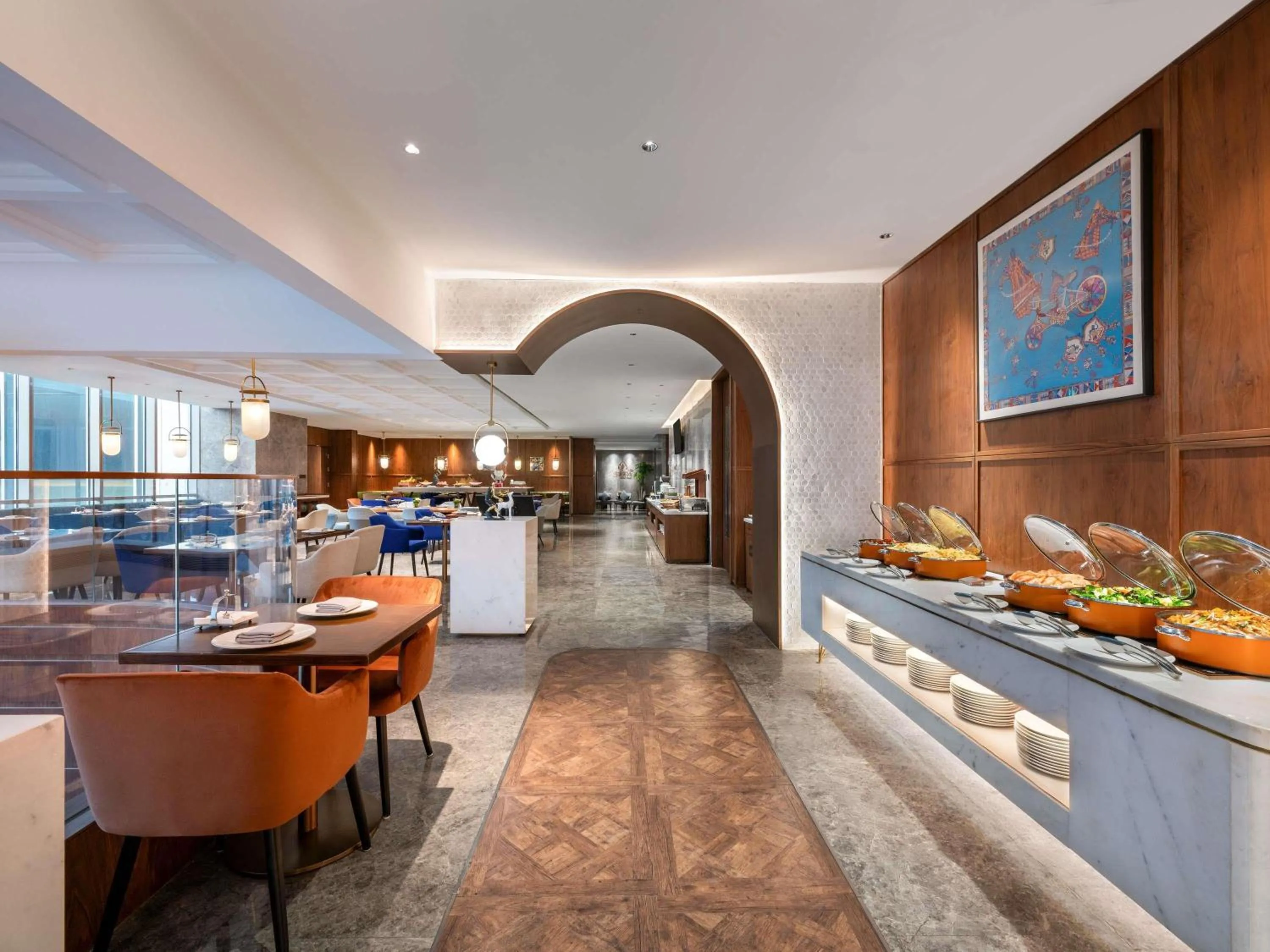 Restaurant/places to eat in Novotel Shanghai Baoshan Jiusi