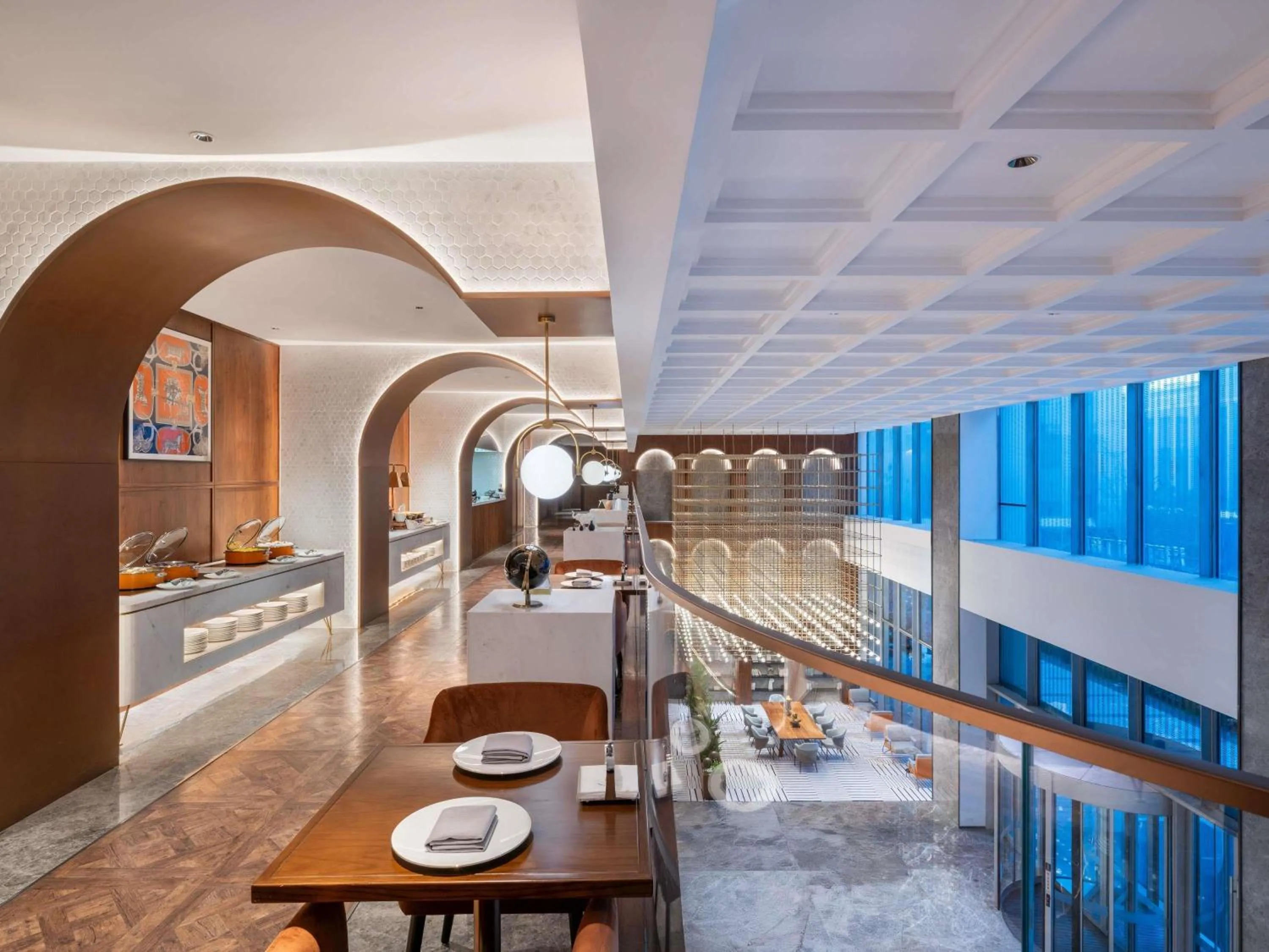 Restaurant/places to eat in Novotel Shanghai Baoshan Jiusi