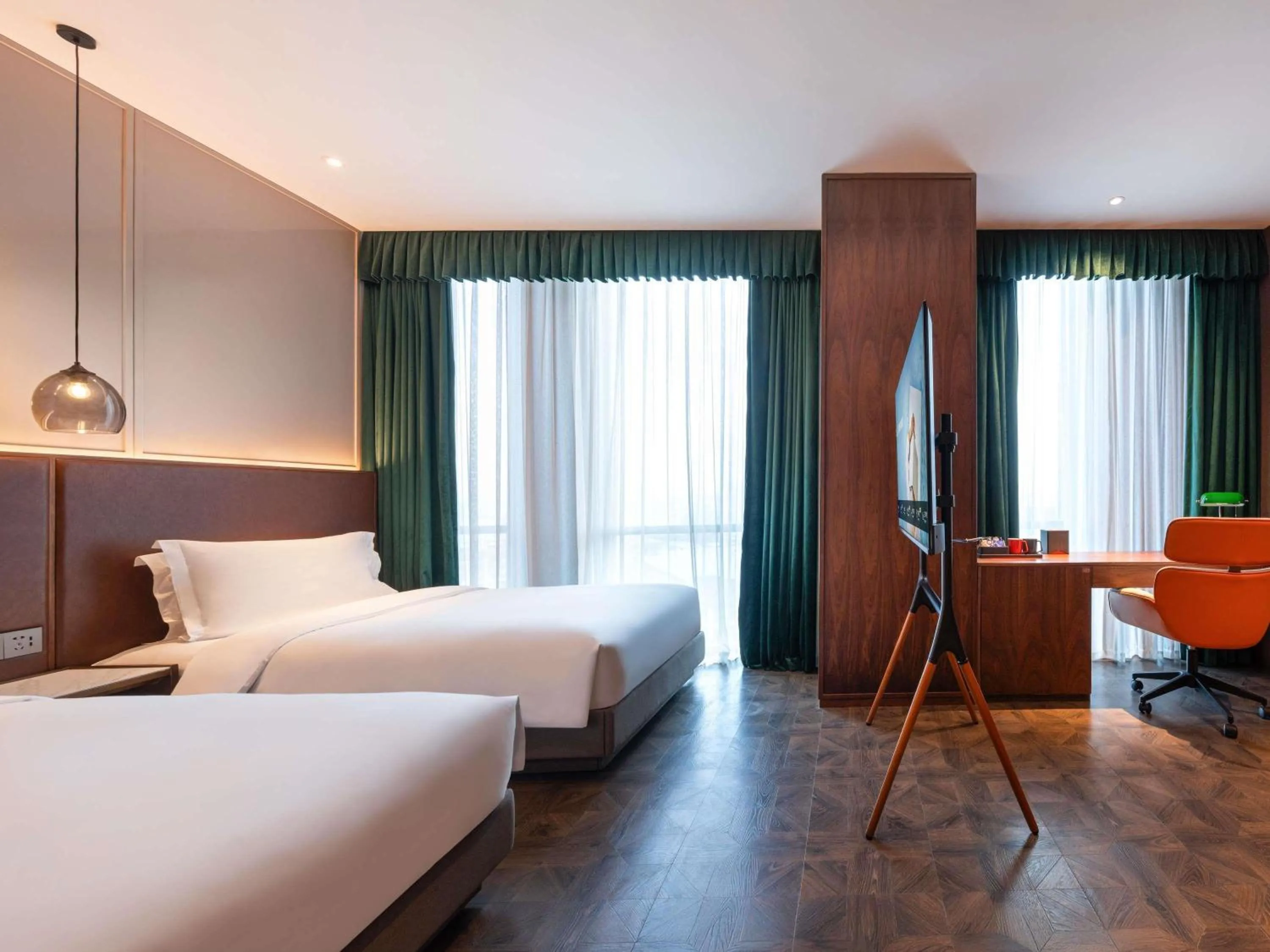 Bedroom, Bed in Novotel Shanghai Baoshan Jiusi