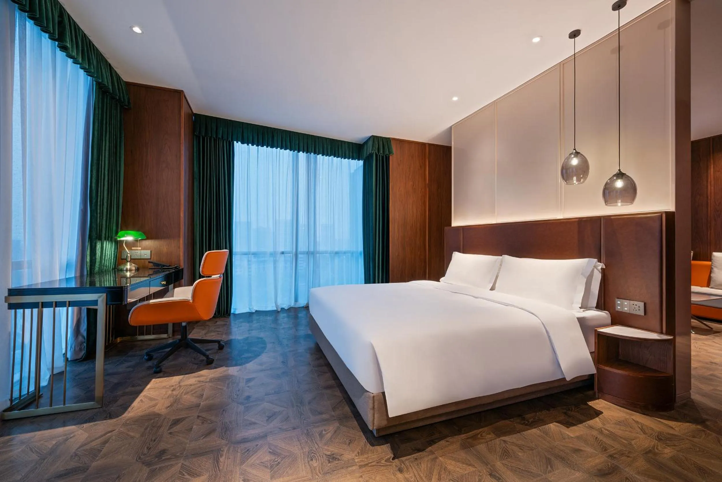 Photo of the whole room, Bed in Novotel Shanghai Baoshan Jiusi