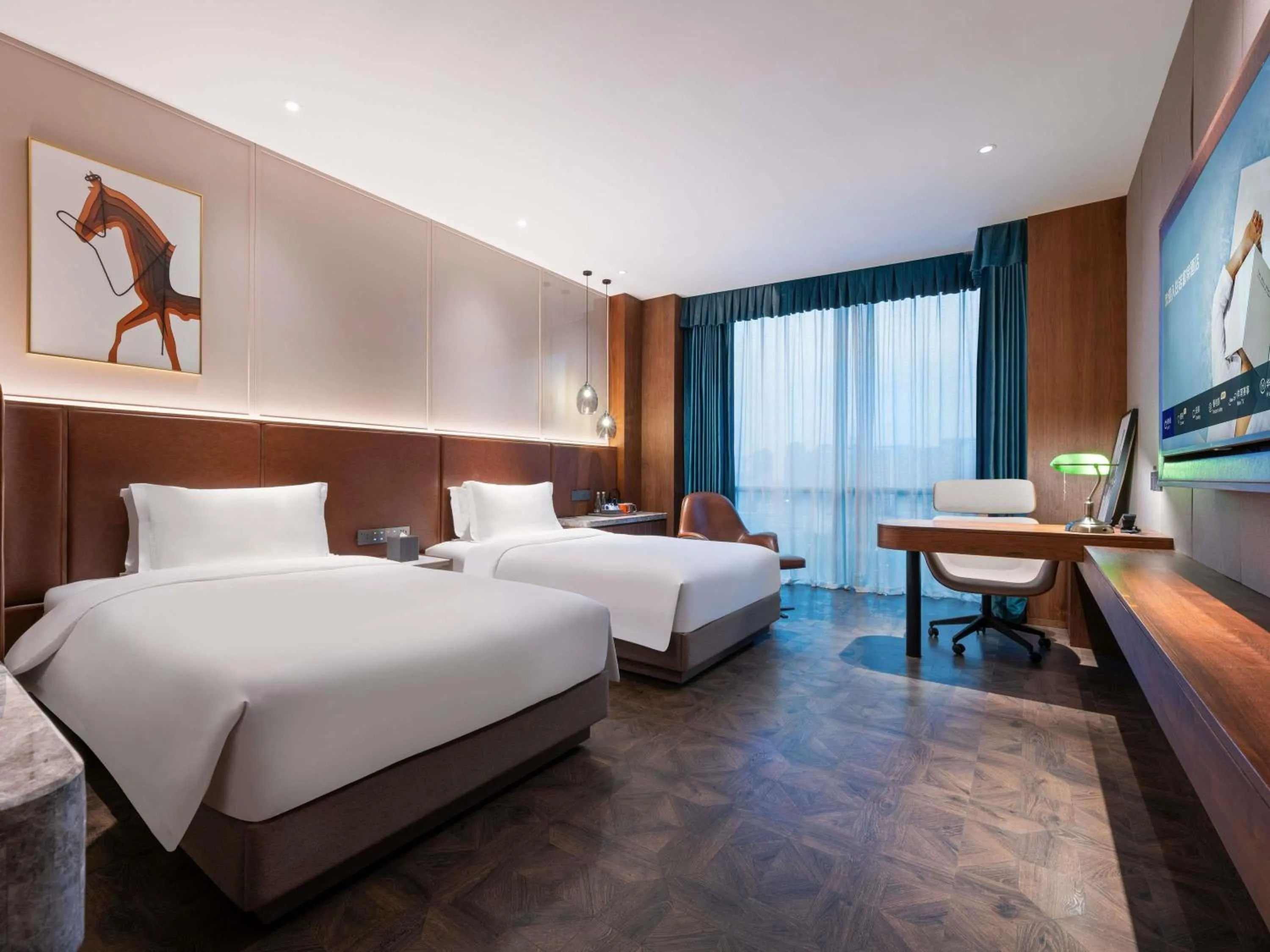 Bedroom, Bed in Novotel Shanghai Baoshan Jiusi