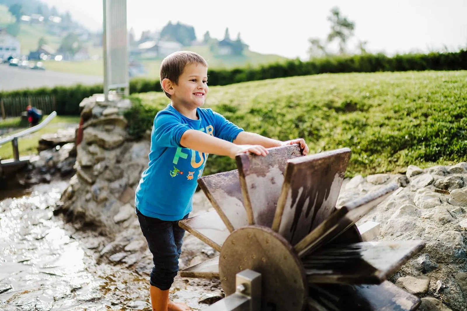Children play ground in Schettereggerhof