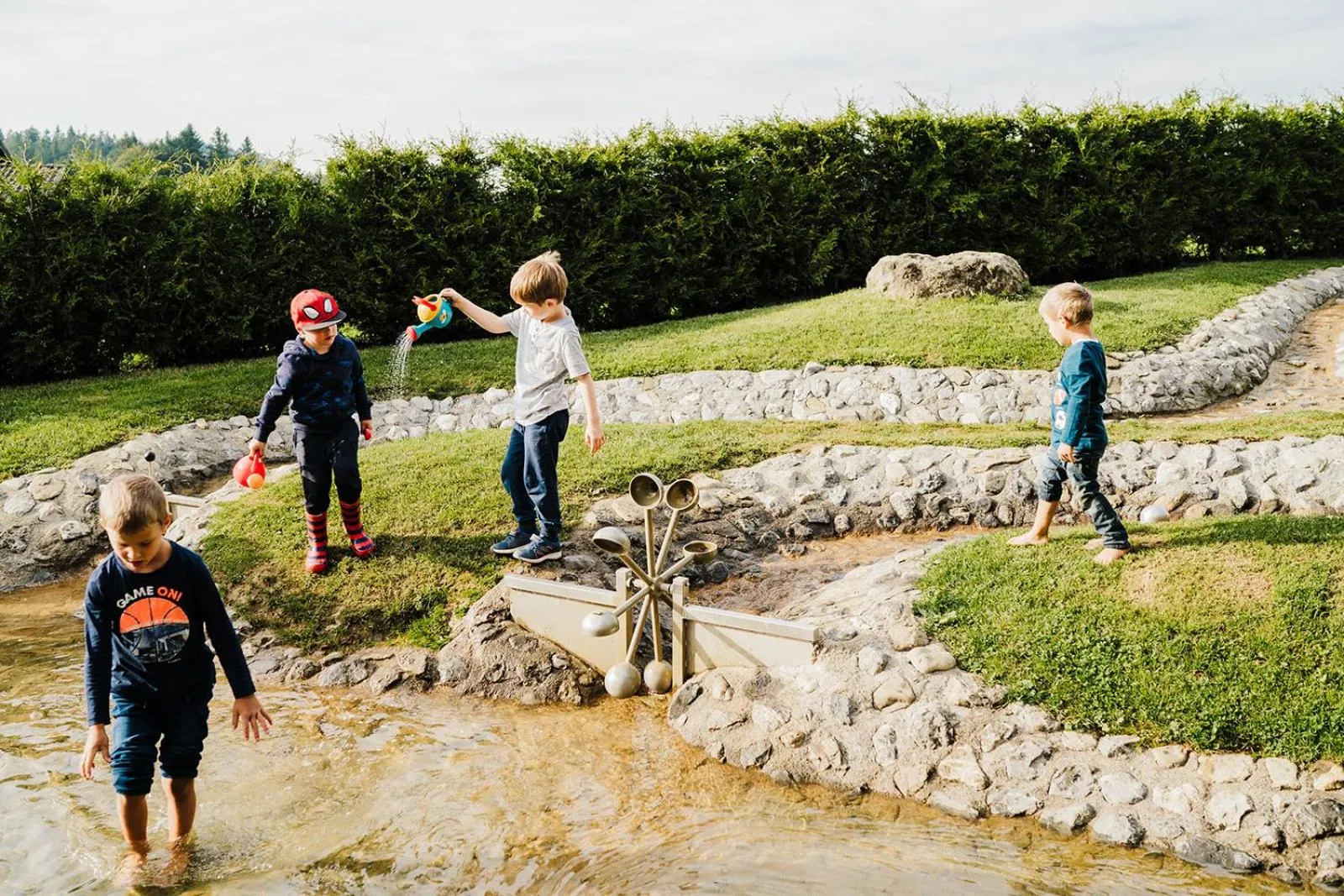 Children play ground in Schettereggerhof