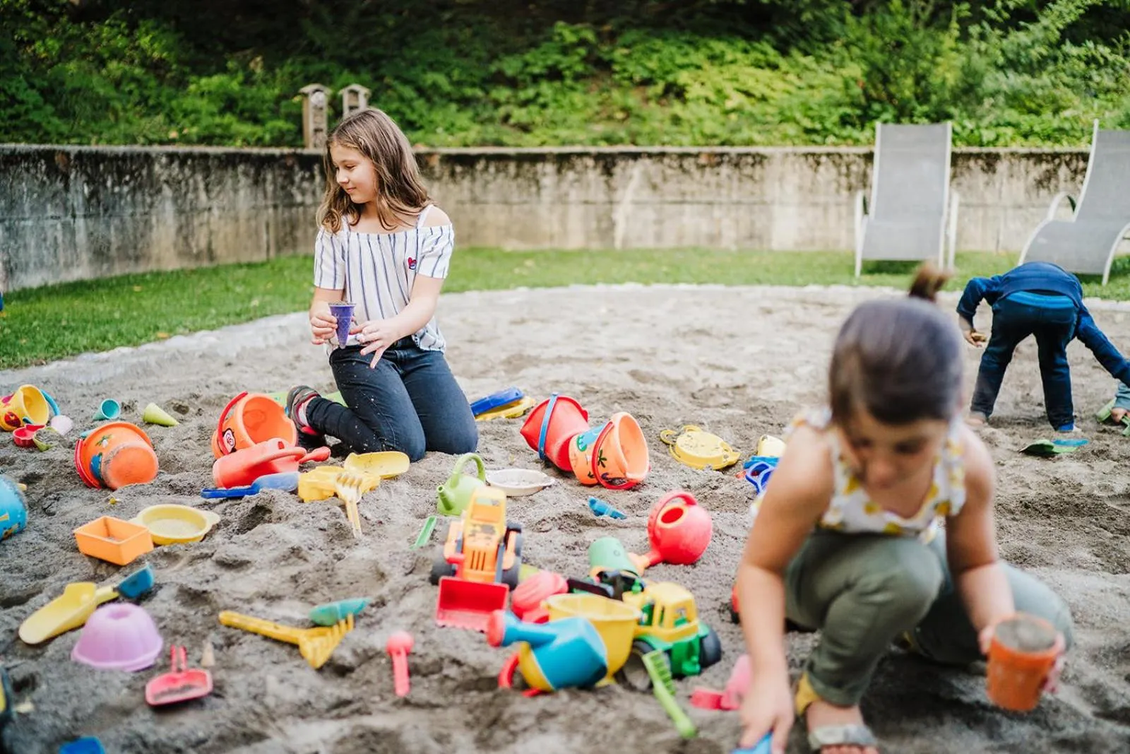 Children play ground in Schettereggerhof