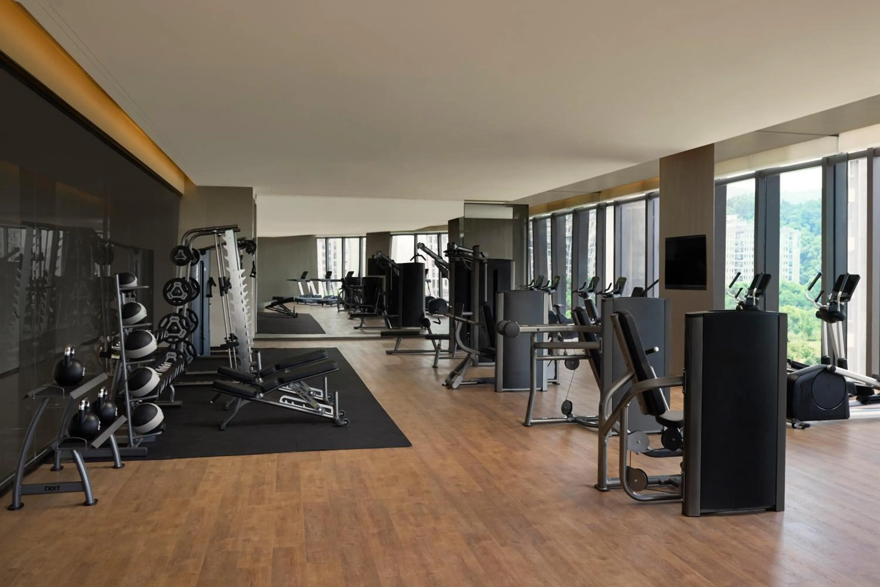 Fitness centre/facilities in Changsha Marriott Hotel West