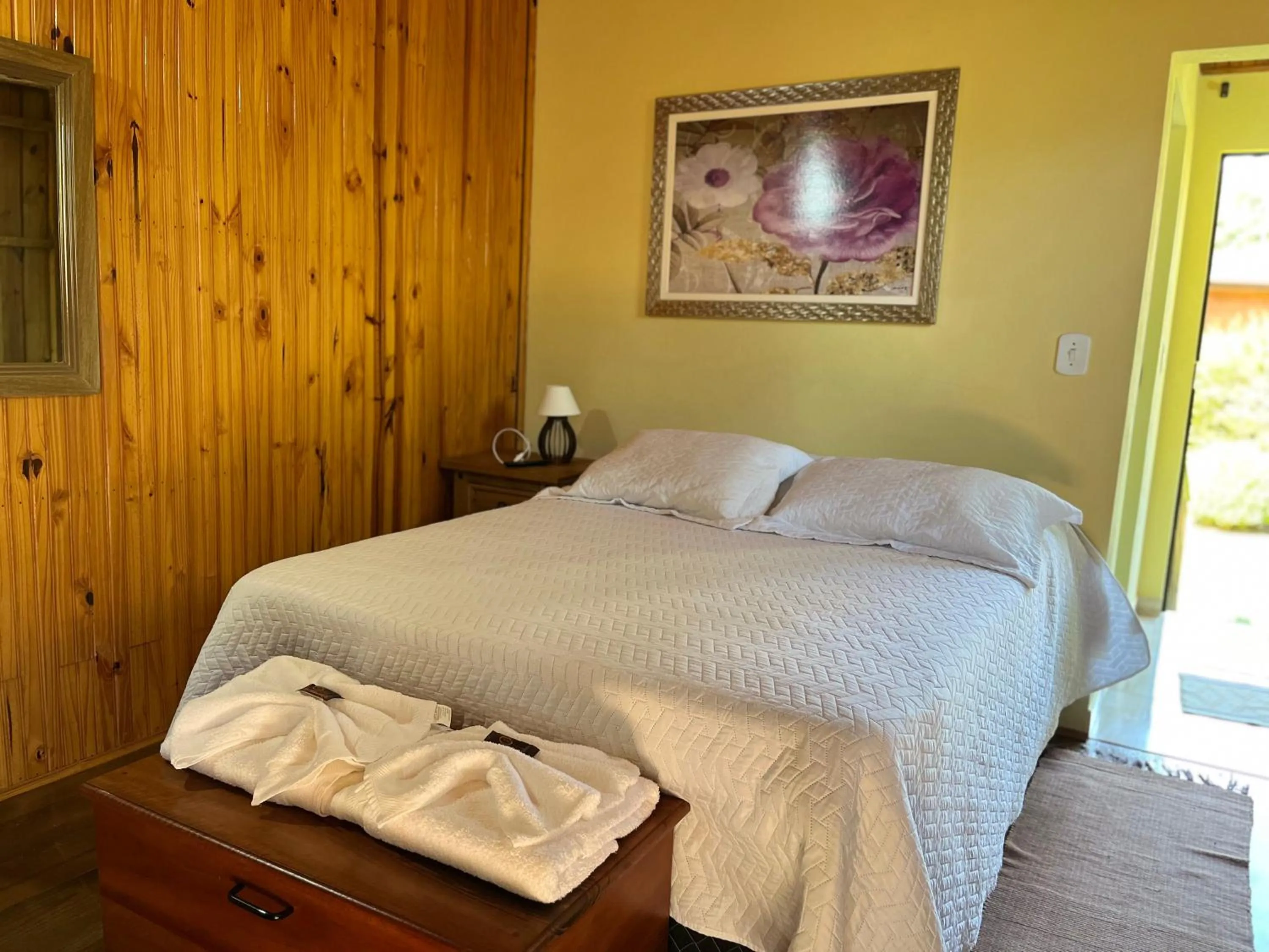 Bed in Pousada São Miguel