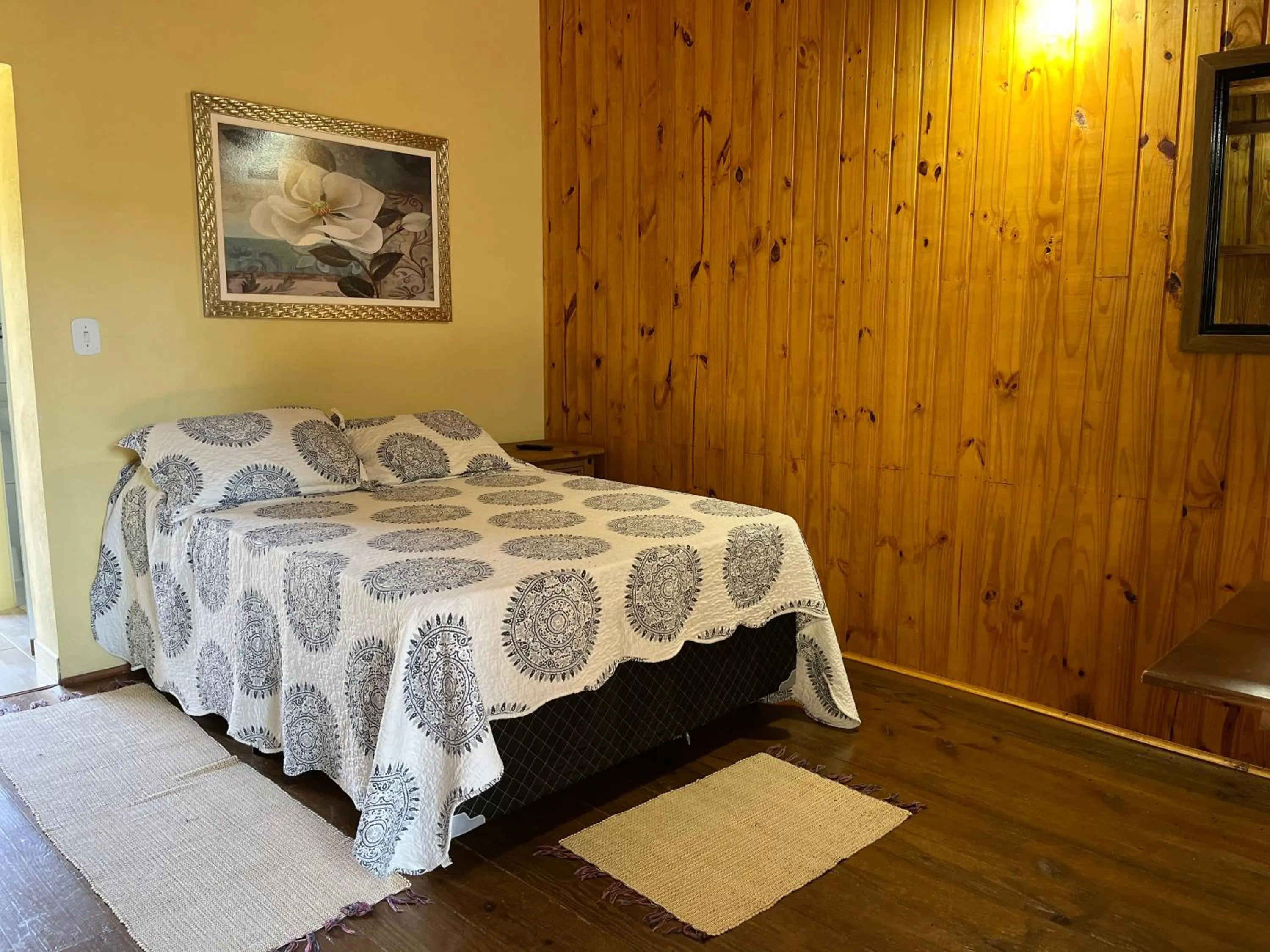 Bed in Pousada São Miguel