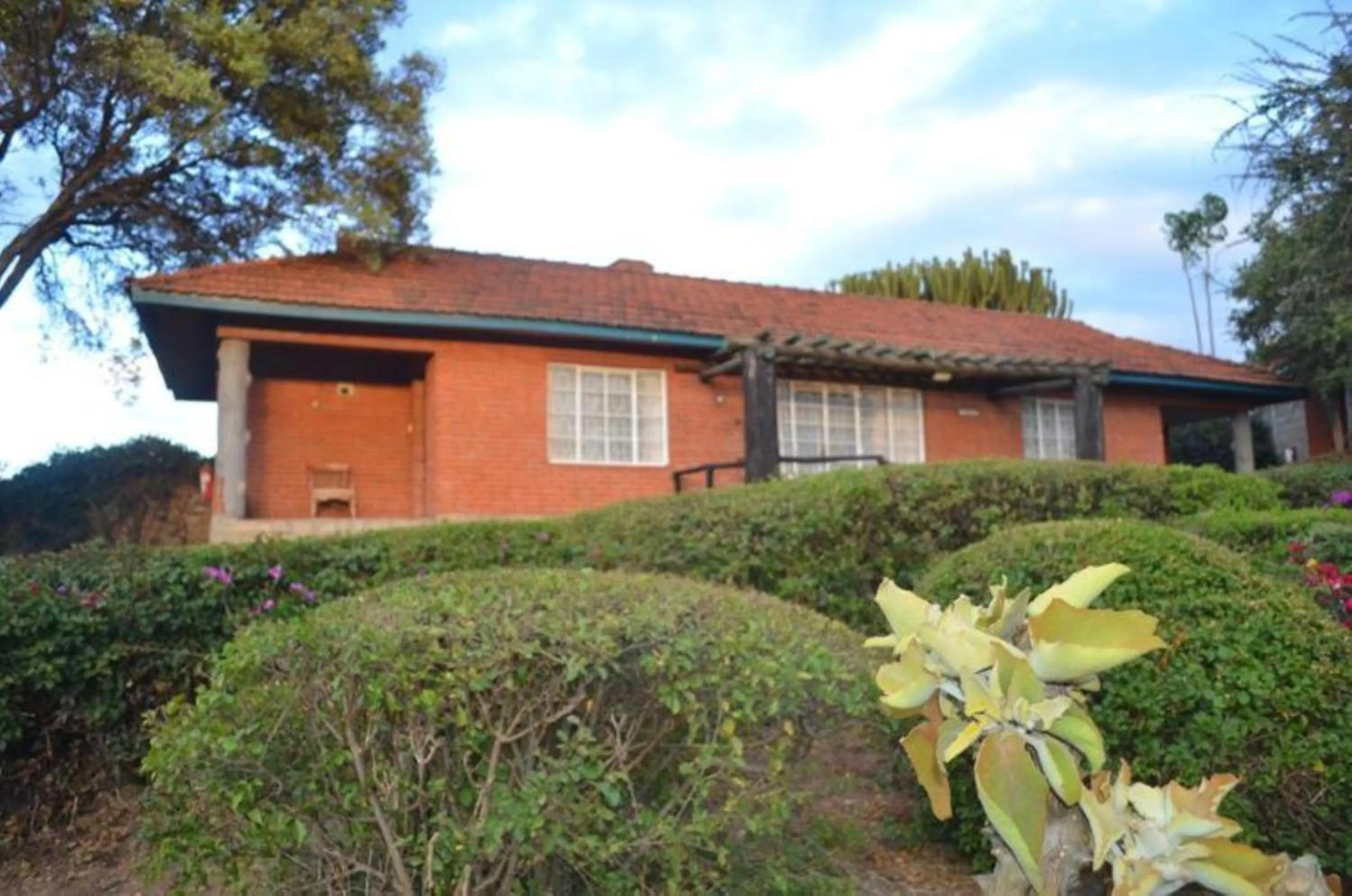 Property building in Jacaranda Lake Elementaita Lodge