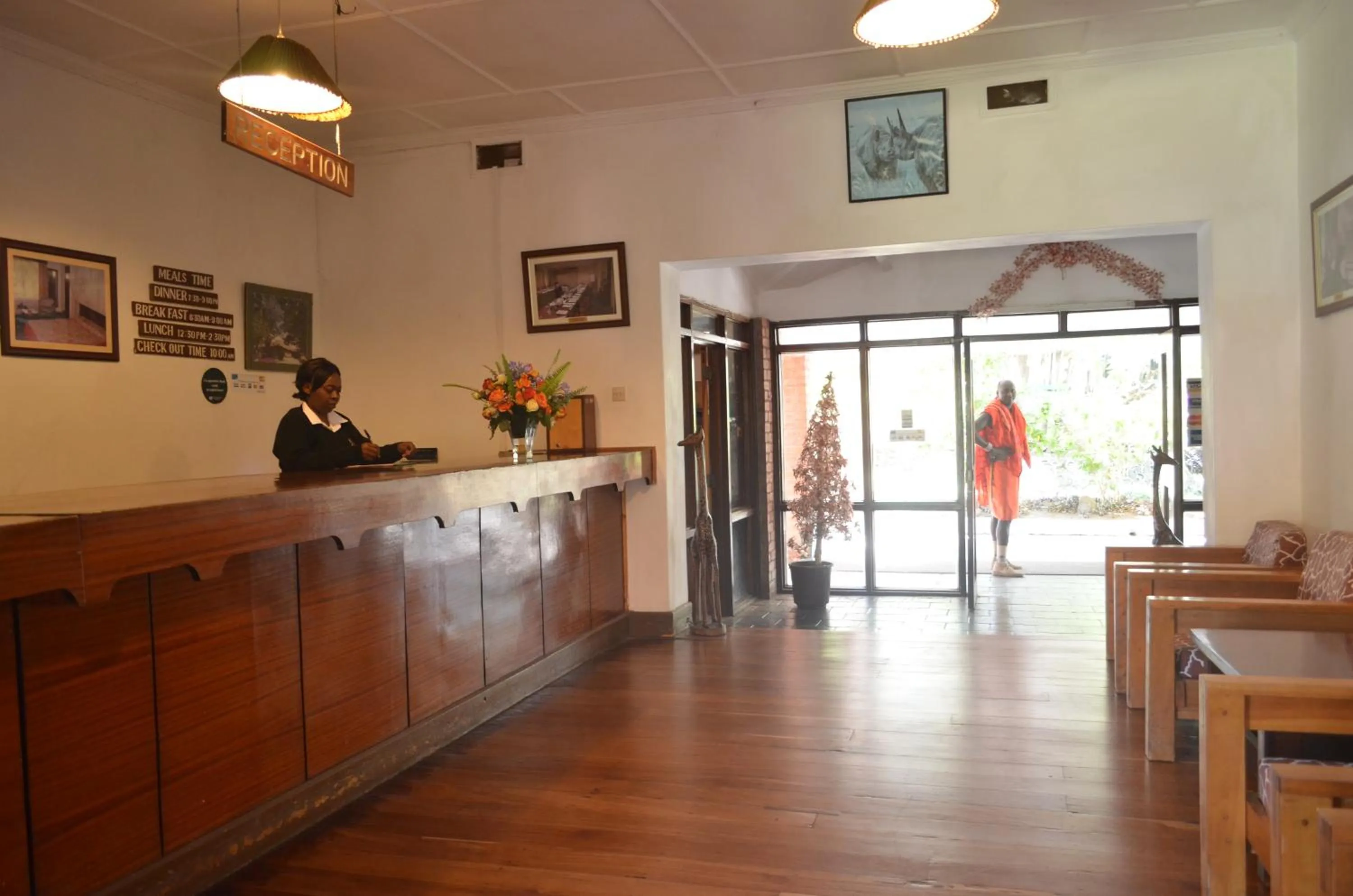 Lobby or reception in Jacaranda Lake Elementaita Lodge