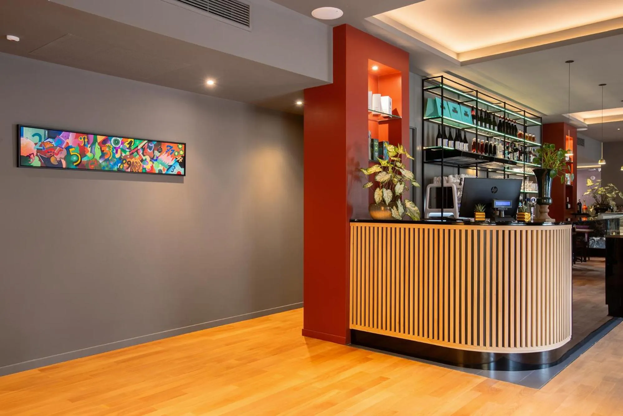 Lounge or bar in Fortyfive Squared Hotel