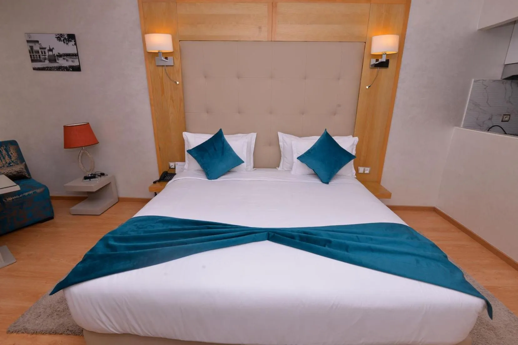 Bed in Le 135 appart hotel