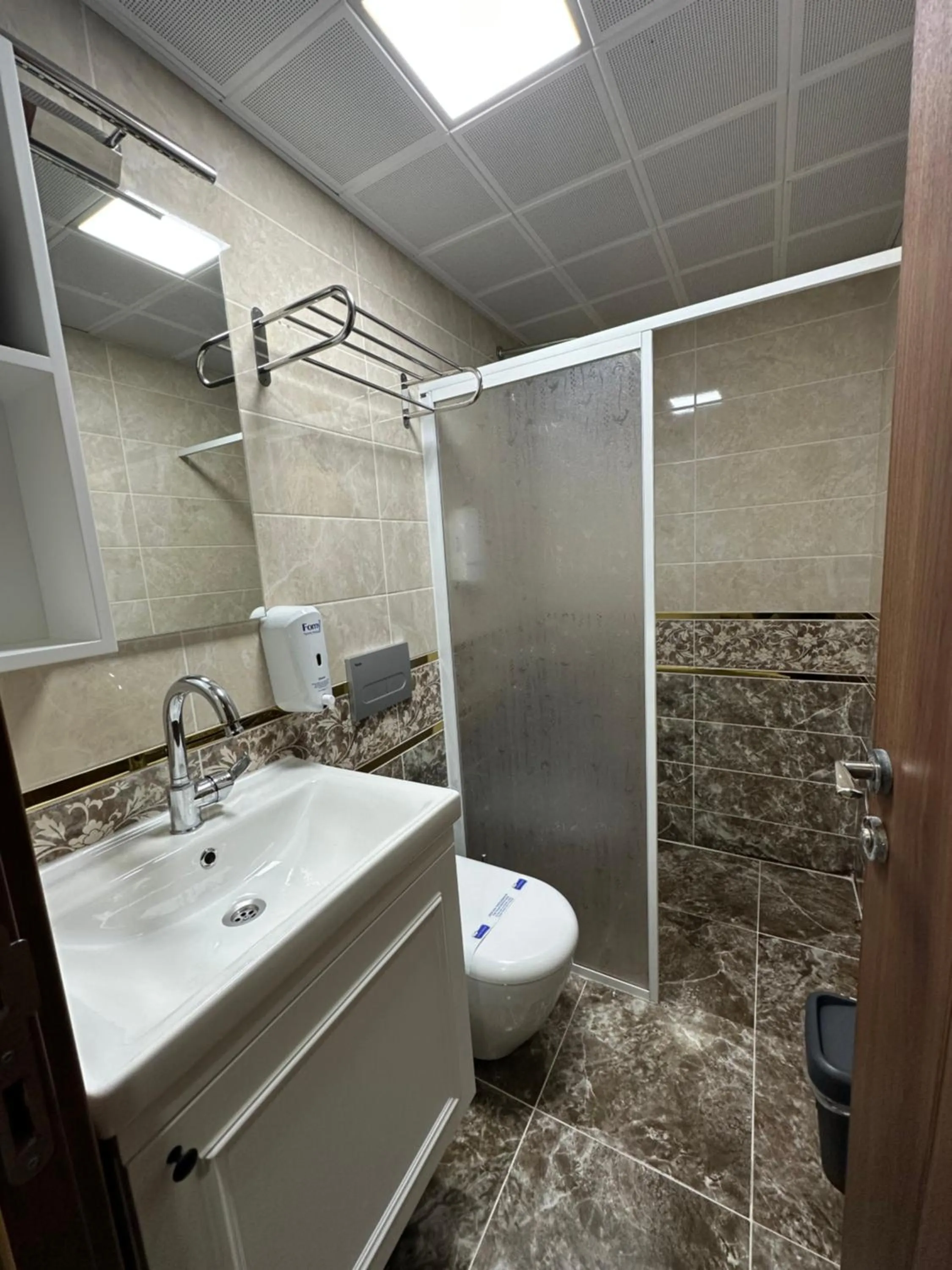 Shower in Poyraz Hotel Uzungöl