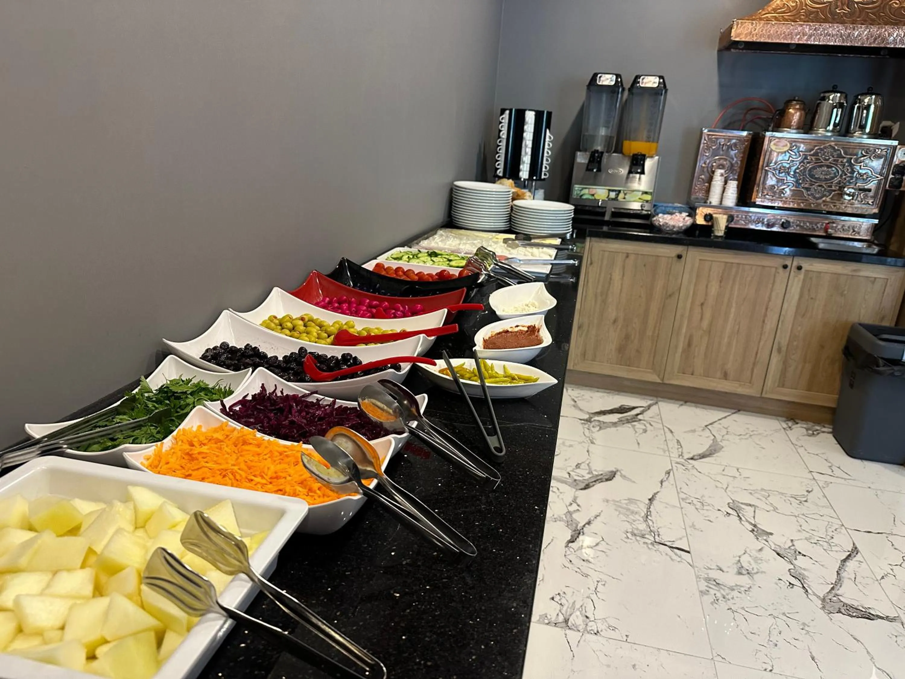 Breakfast in Poyraz Hotel Uzungöl