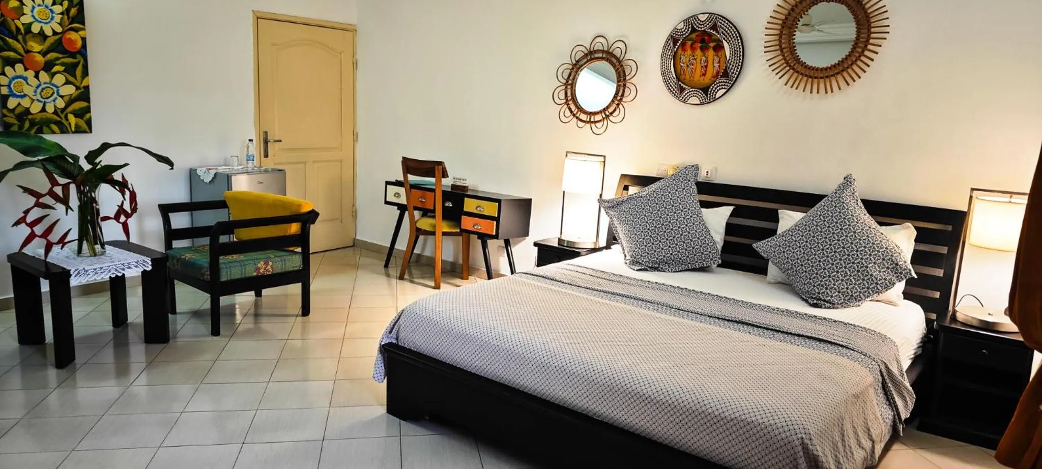 Bed in Villa Oasis Abidjan