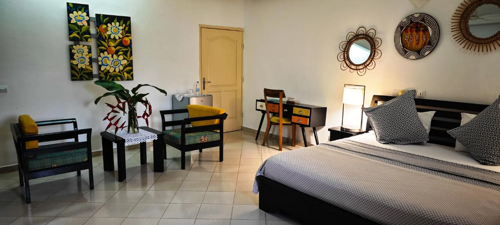 Bed in Villa Oasis Abidjan