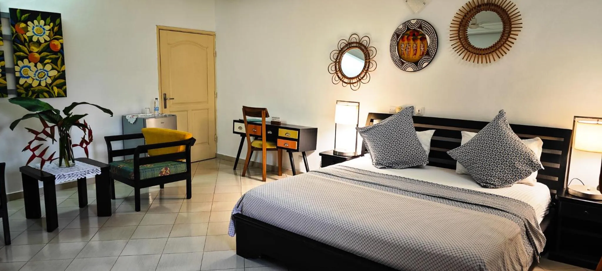 Bed in Villa Oasis Abidjan