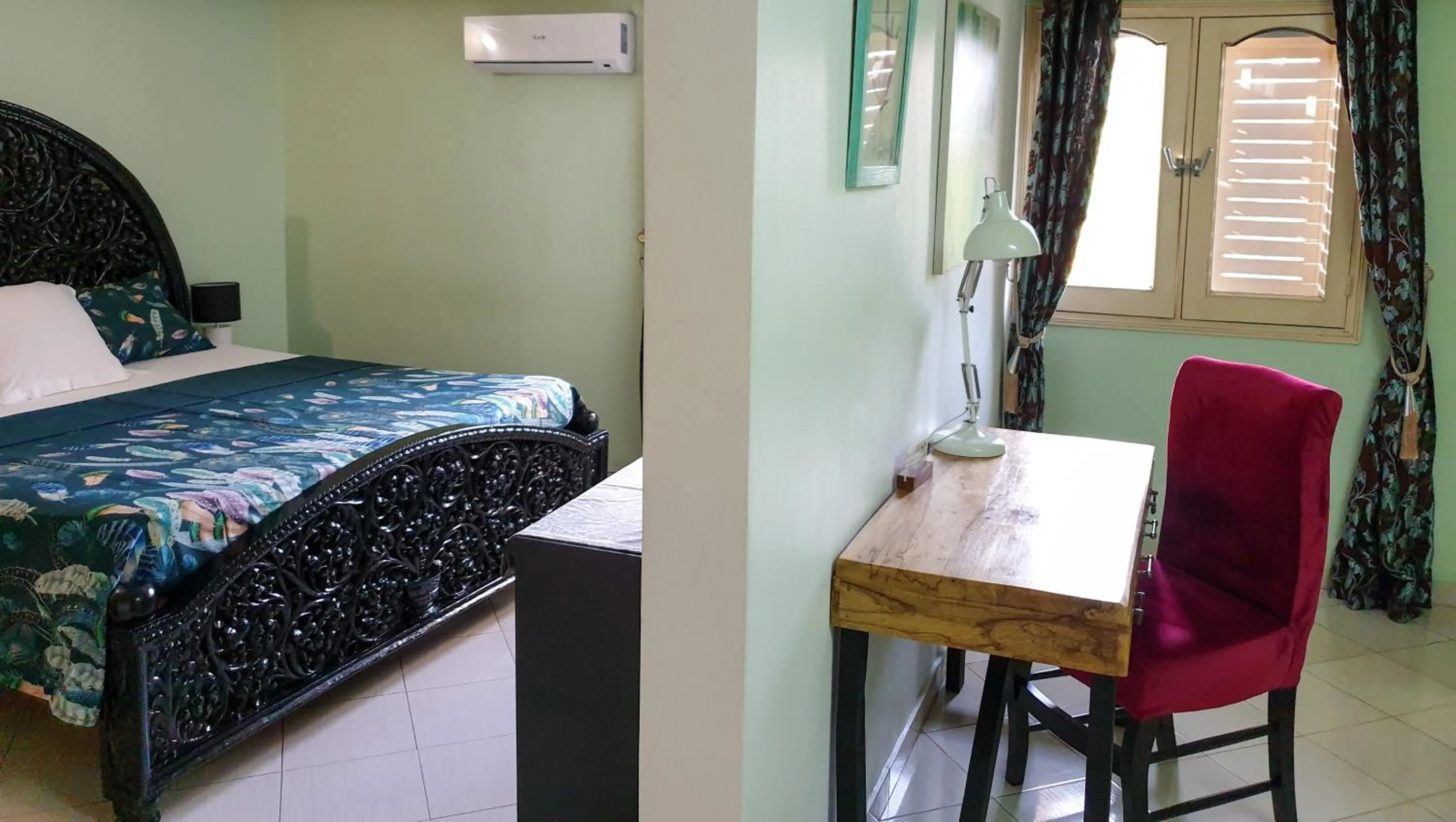 Bed in Villa Oasis Abidjan