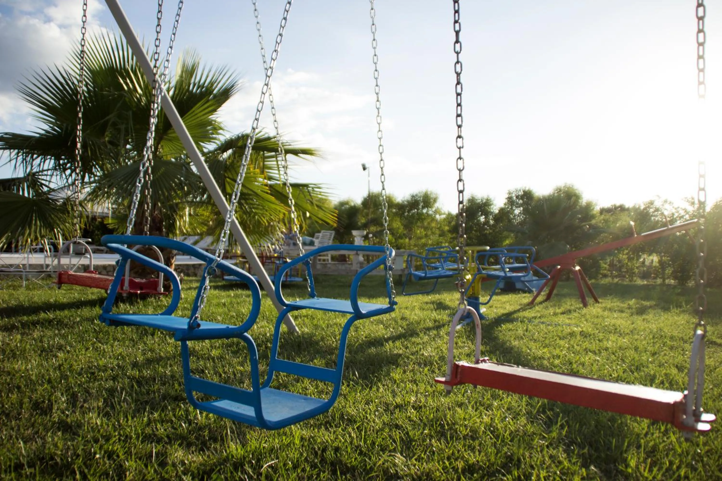 Children play ground in Fontana La Pietra