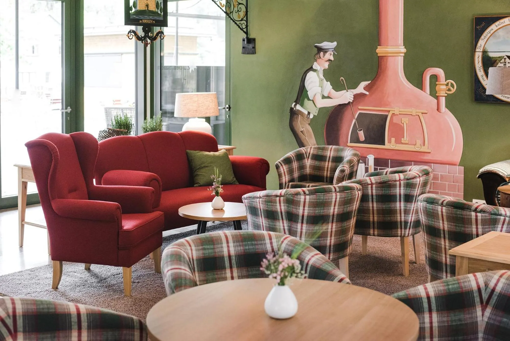 Lobby or reception in Hofgut Farny